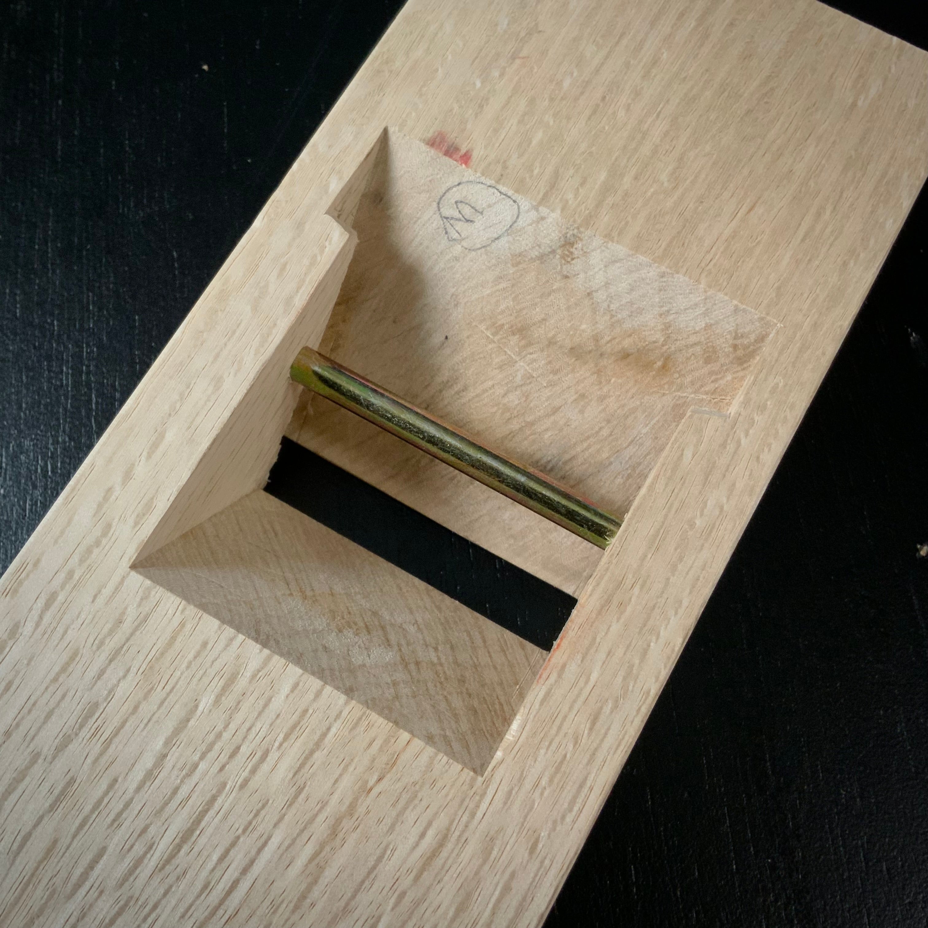 Yoshitaka Small Flat Plane with White steel 義隆 豆平鉋 白紙鋼 54mm