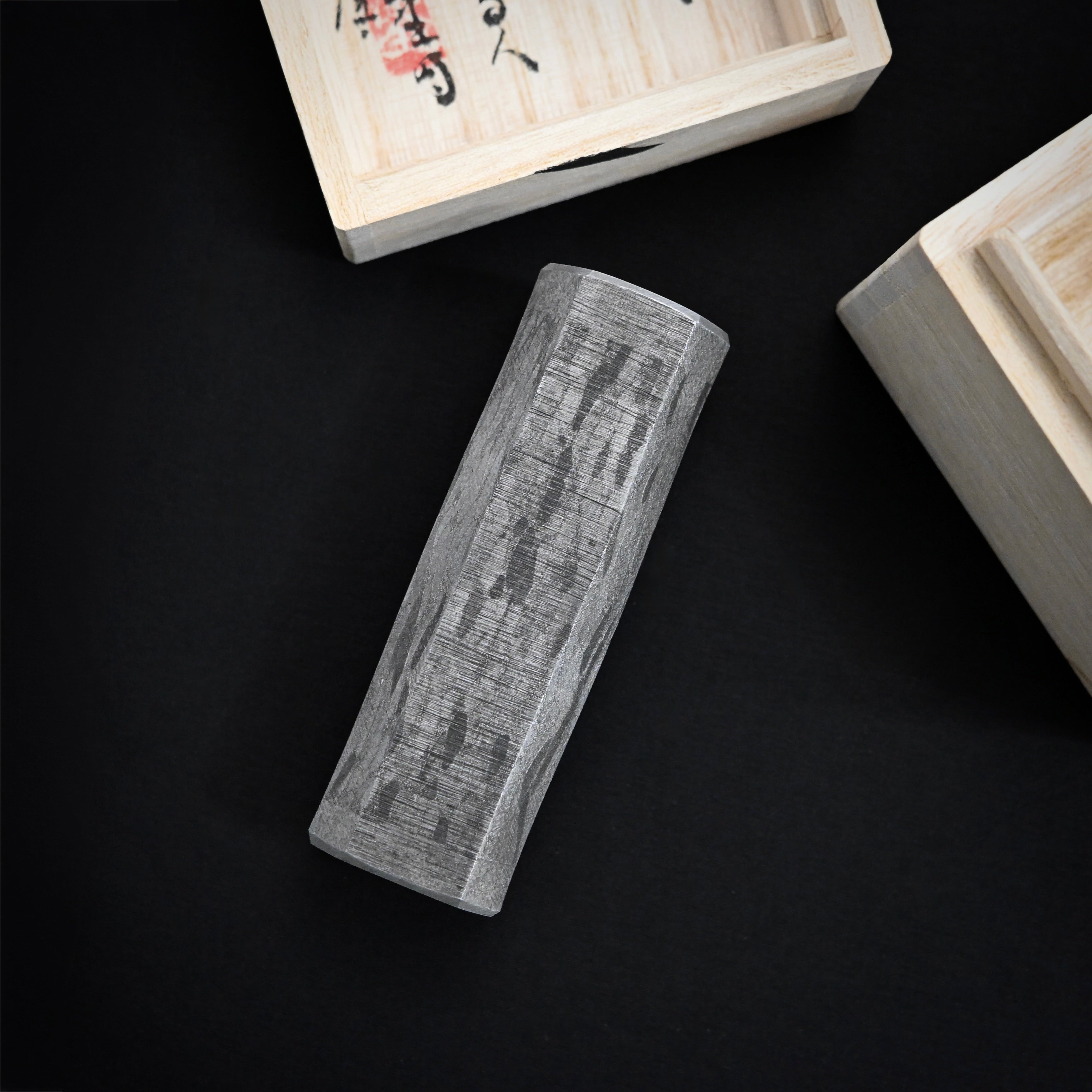 Sozen Square Hammers Damascus finish with Oak Handle 素全 四角玄翁 ダマスカス鋼 莫愁前路無知己