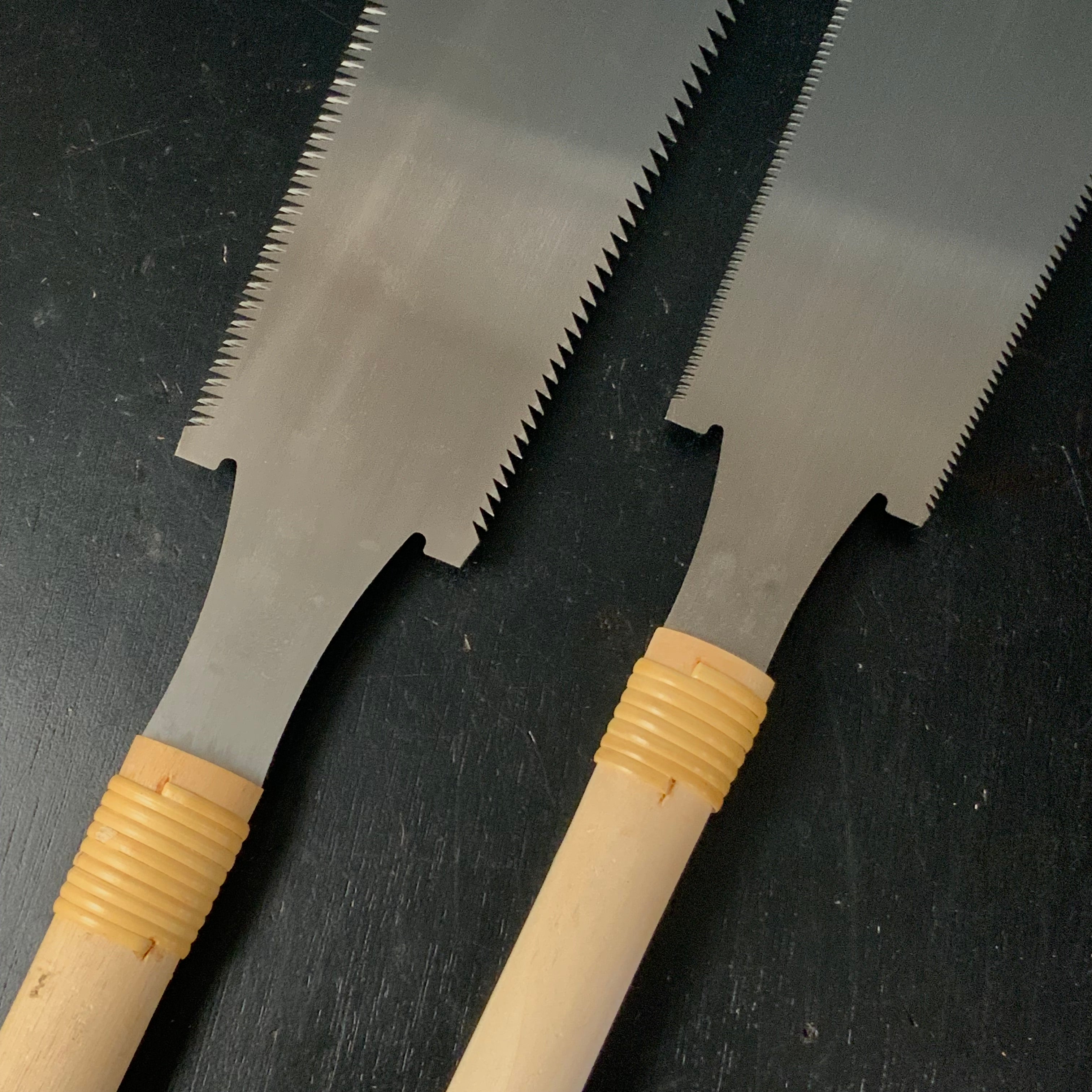 Musouyu Double edged saw with handle 三代目 武双勇 柄付両刃鋸 210,270mm