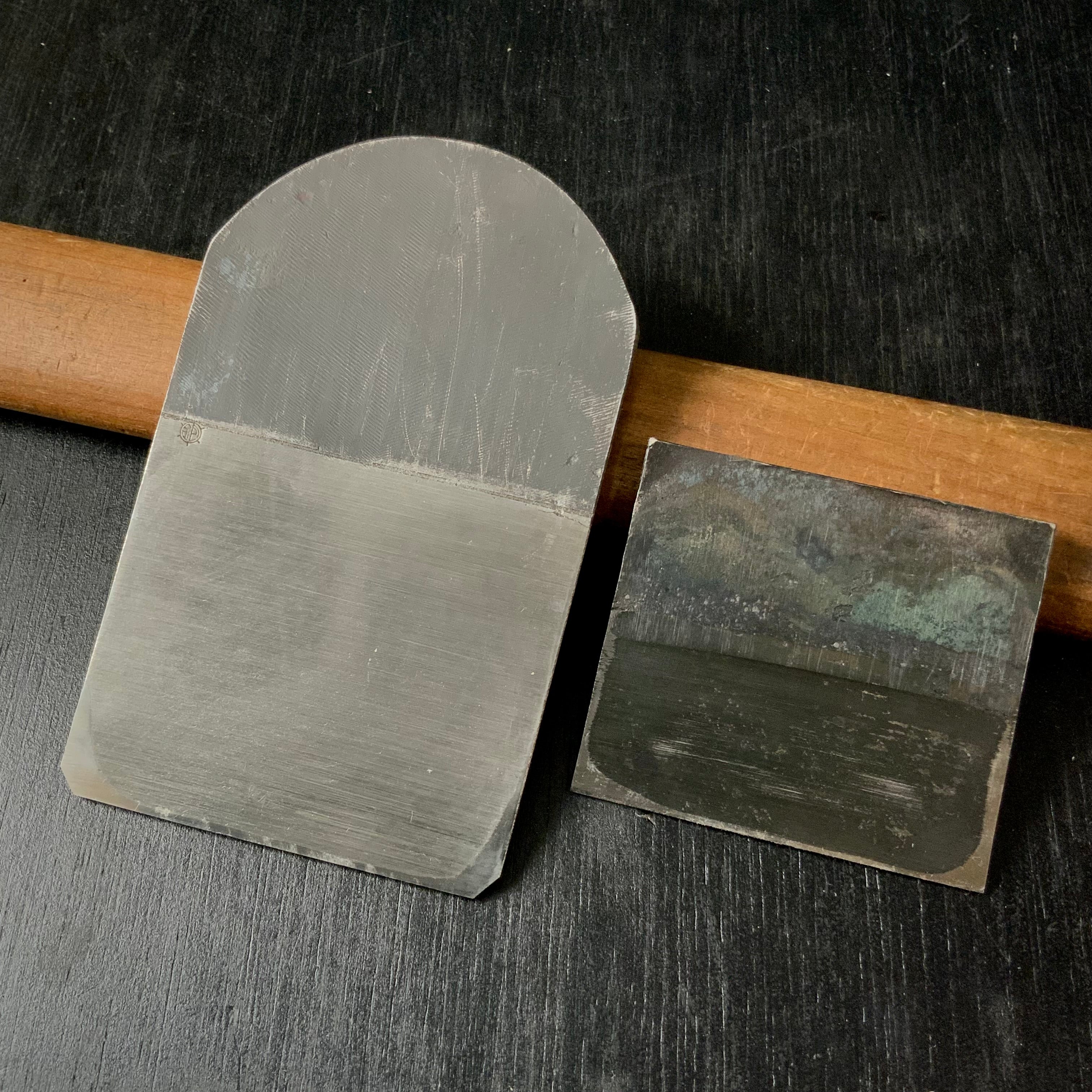 Old stock2 Yabane Smoothing Plane (Kanna) by Ishido Master 石堂輝秀作 矢羽根 仕上げ鉋 70mm