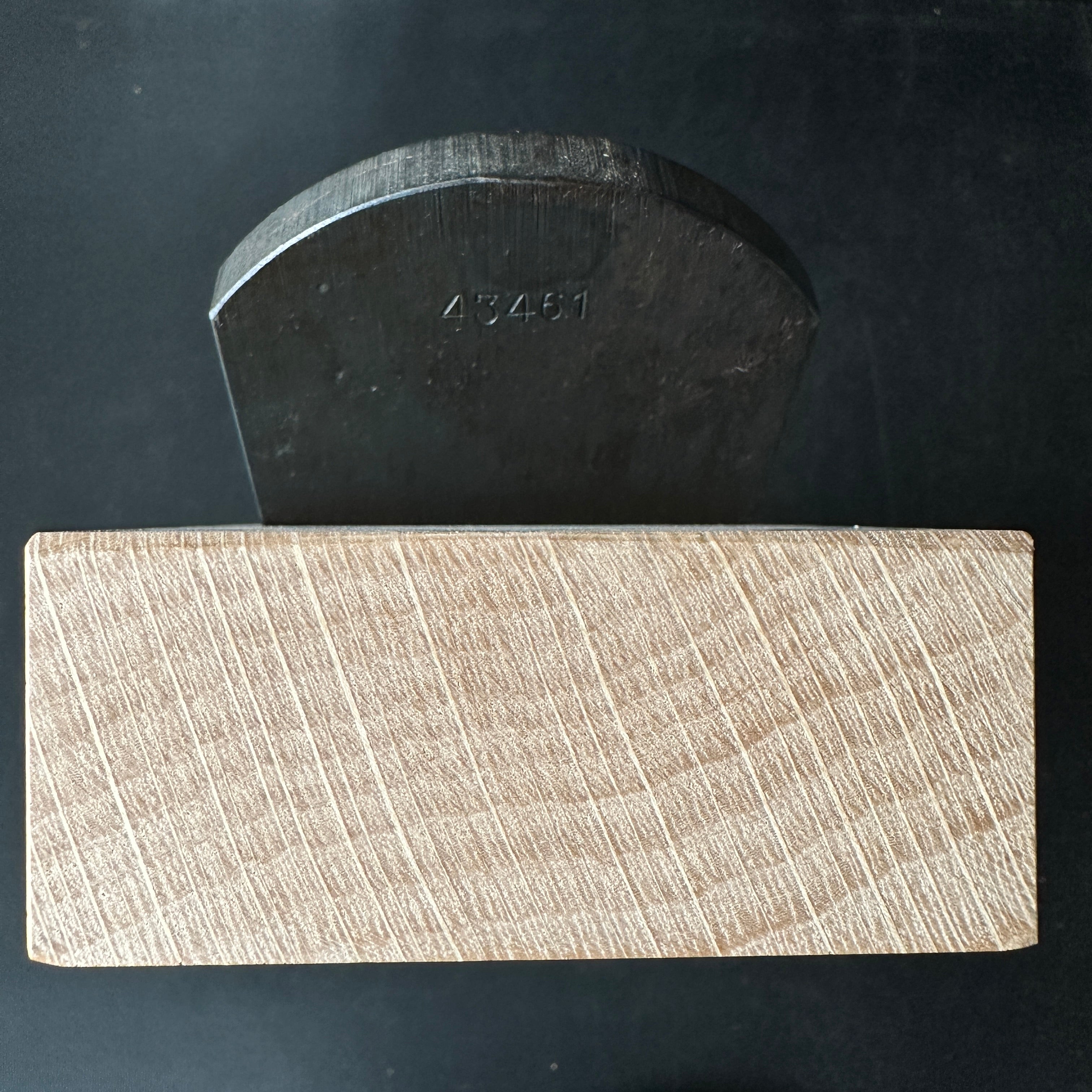 Old stock #2 Kanju Smoothing Plane by Chiyotsuru Nobukuni 掘出し物 三代目千代鶴作 寬寿 仕上げ鉋 70mm No.43461