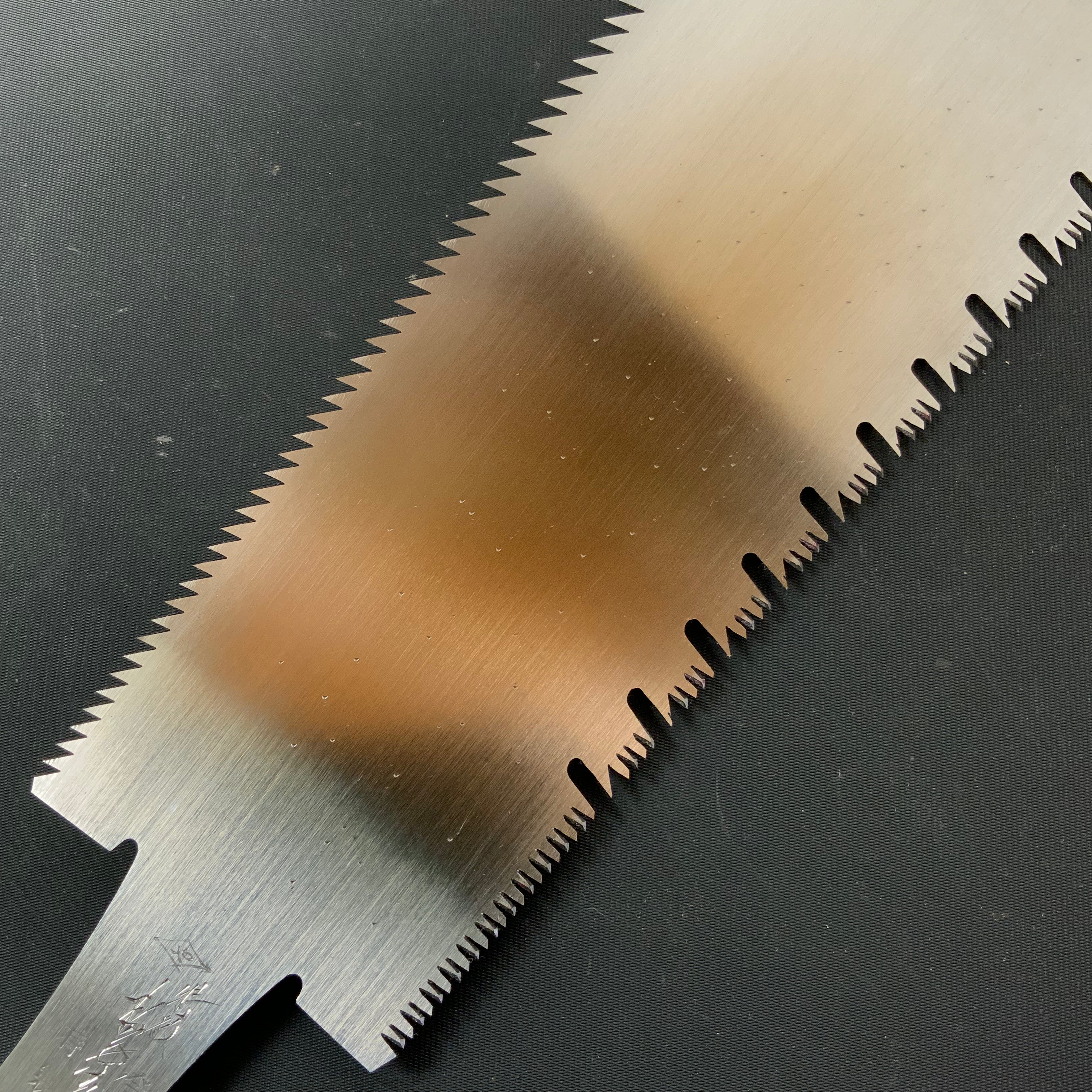 #81 Nagakatsu Double Edge (Ryoba) Saw with Eddy Type Handles For Hard Wood 長勝鋸 両刃鋸 渦巻き柄 広葉材用 270mm