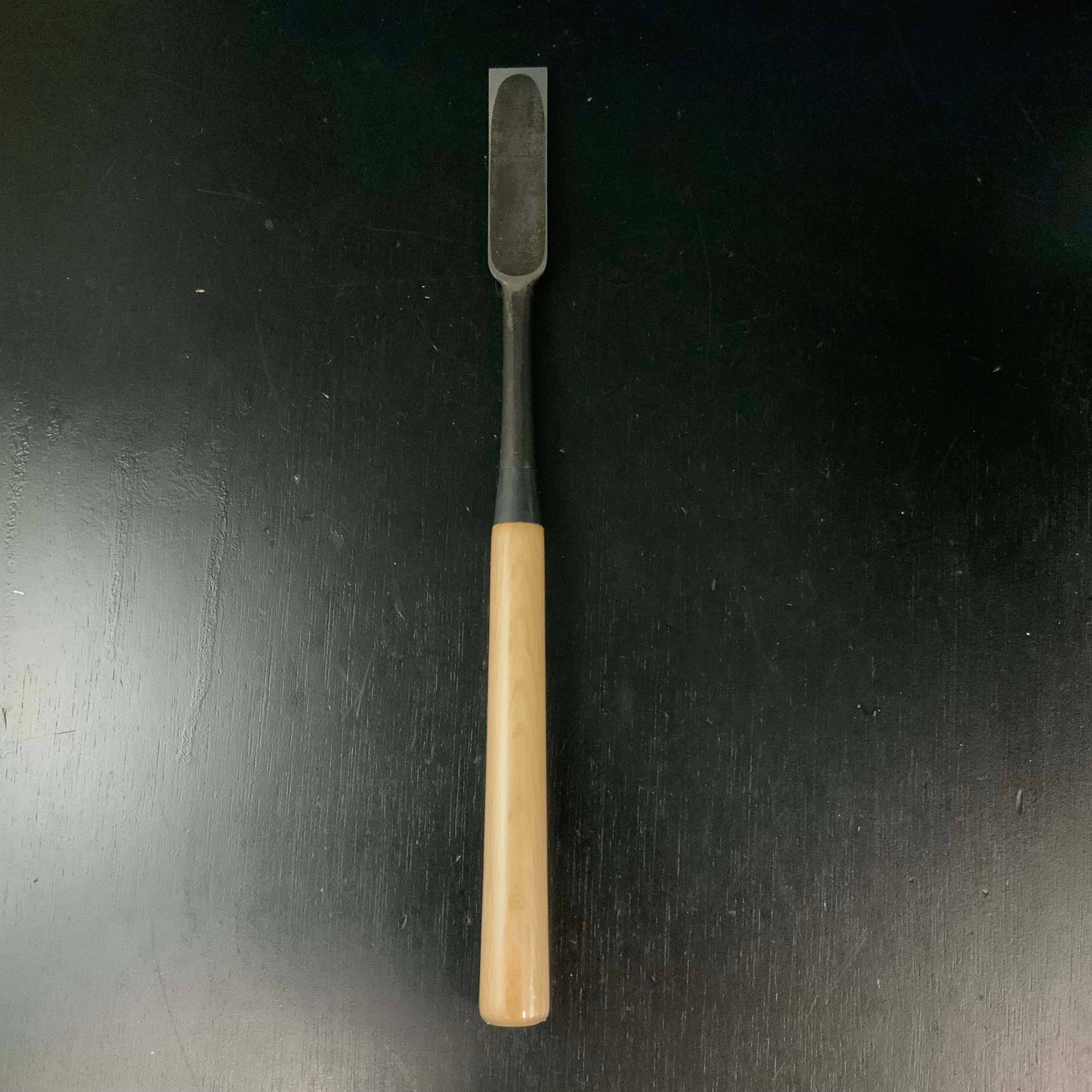 Tasai Special Dovetail Paring chisels with blue steel 田斎作 鎬薄鑿 白樫柄 24mm usunomi