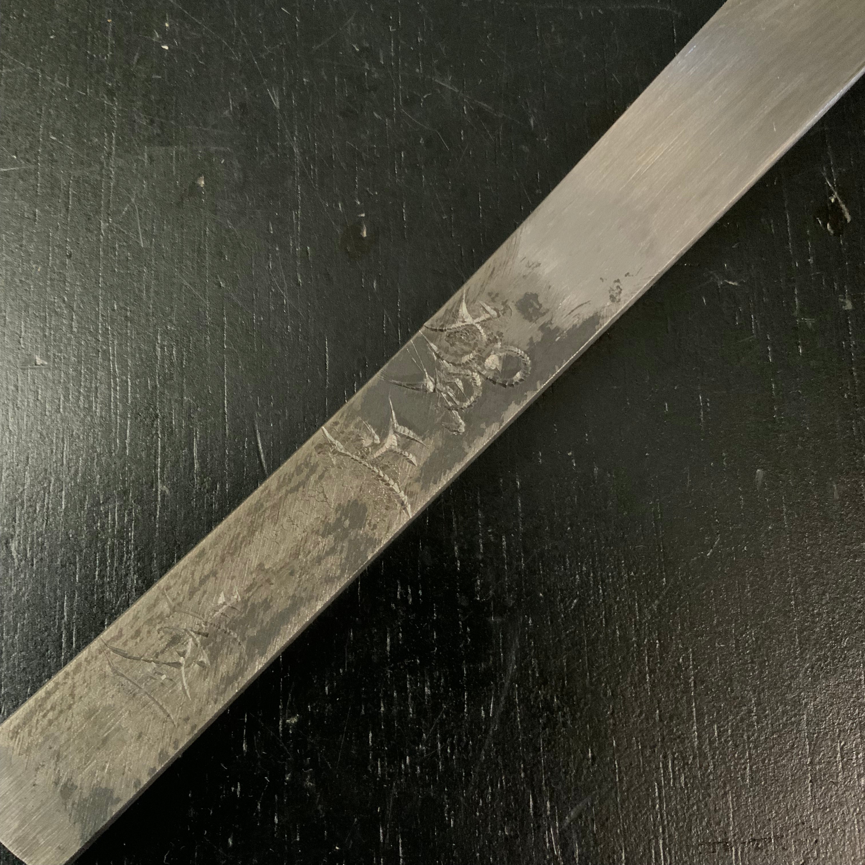 Gasho Hirotsugu Right hand Kiridashi by Sozen Carving 賀正 廣貢 素全作 切出し小刀 右 21mm