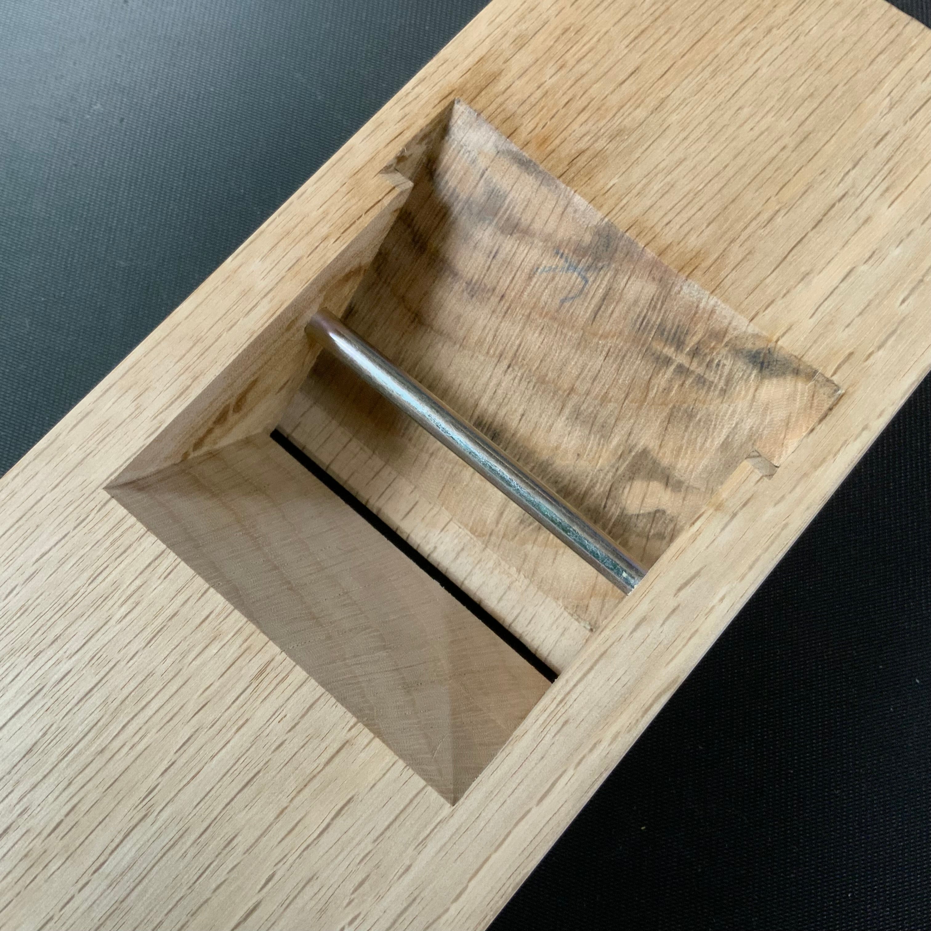 Kensuke V1 steel Smoothing Plane(Kanna) by Yamamoto Kensuke 4th with Brue V1 steel 山本健介作 健介 青紙スーパーV1鋼 仕上げ鉋 70mm