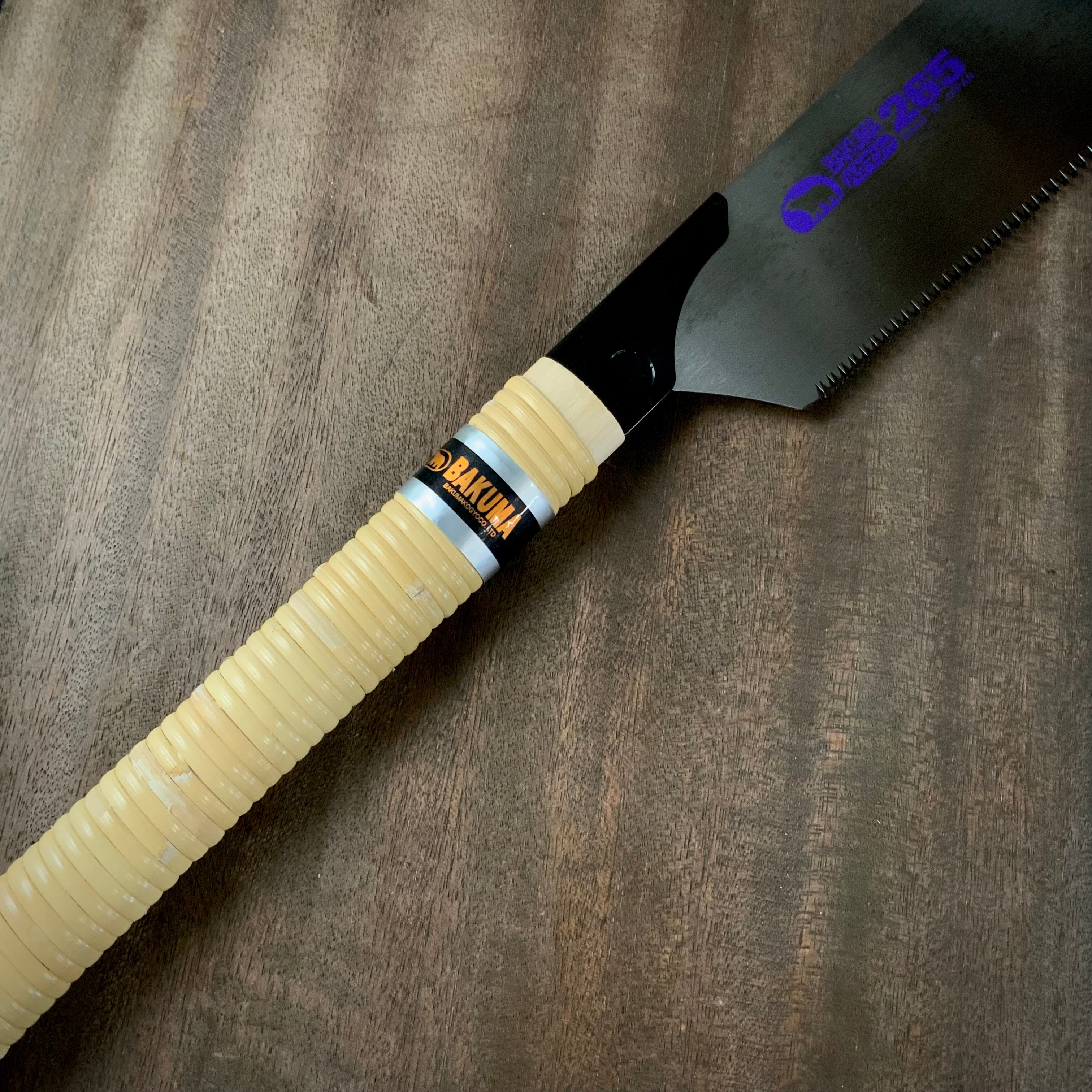 Old stock Bakuma Single Edge Hand Saw Japanese Hand-Saw Cross Cut 掘出し物 バクマソー265 横挽き