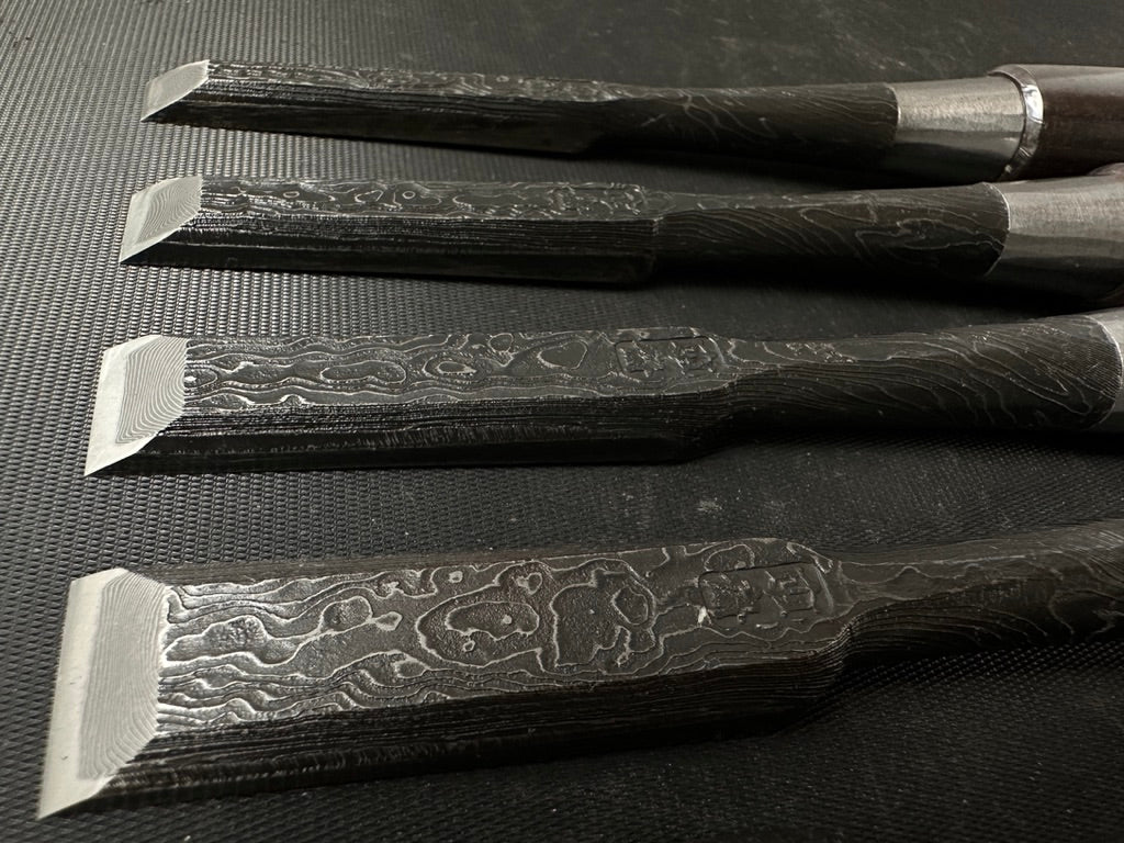 田斎木目特製 脇差ノミ 革袋付 田斎作 木目 脇差鑿 追入鑿 27mm