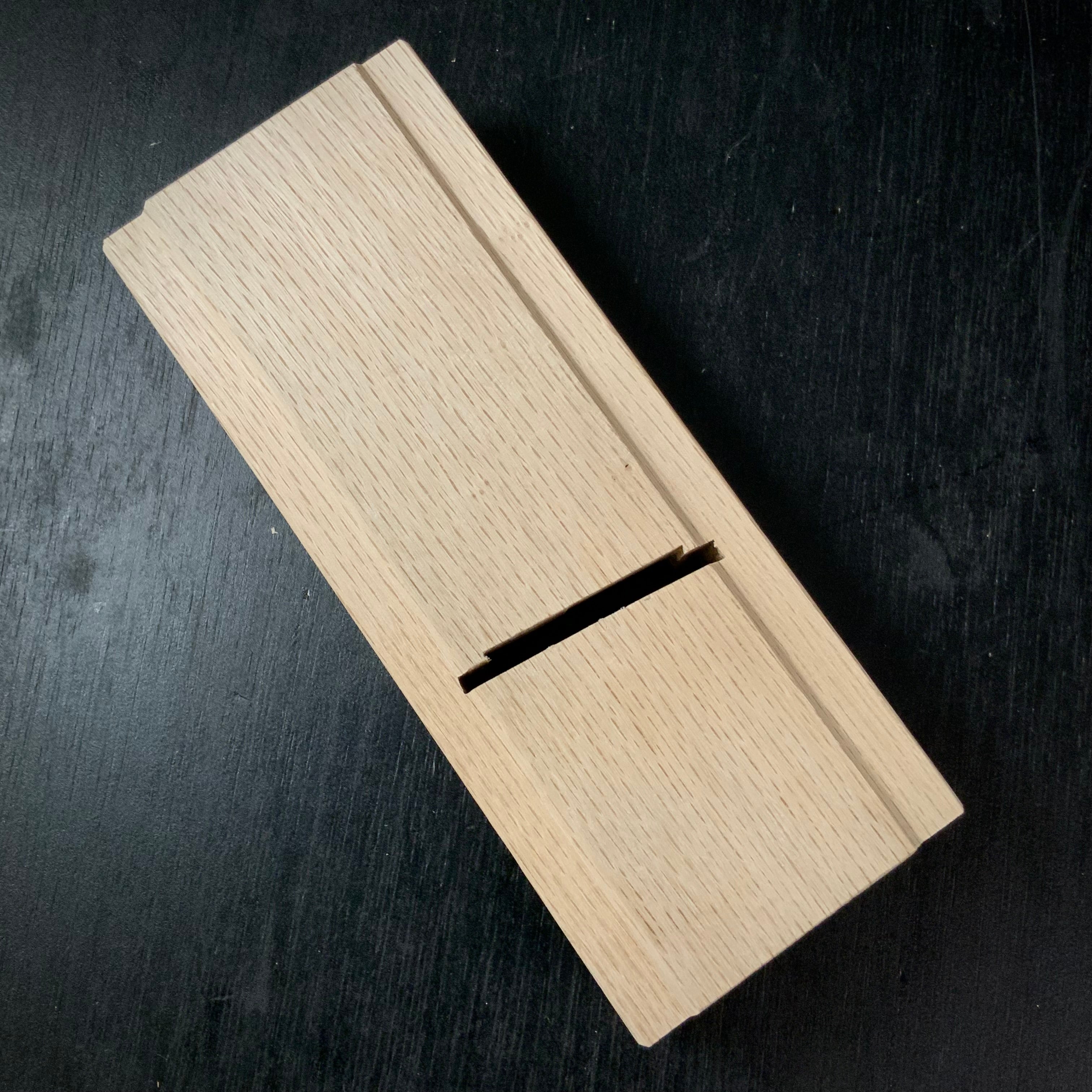 Teruhide eleventh generation Teruhide Standing Plane (Dainaoshi Kanna) 輝秀 十一代目 石堂秀雄作 台直鉋 段付