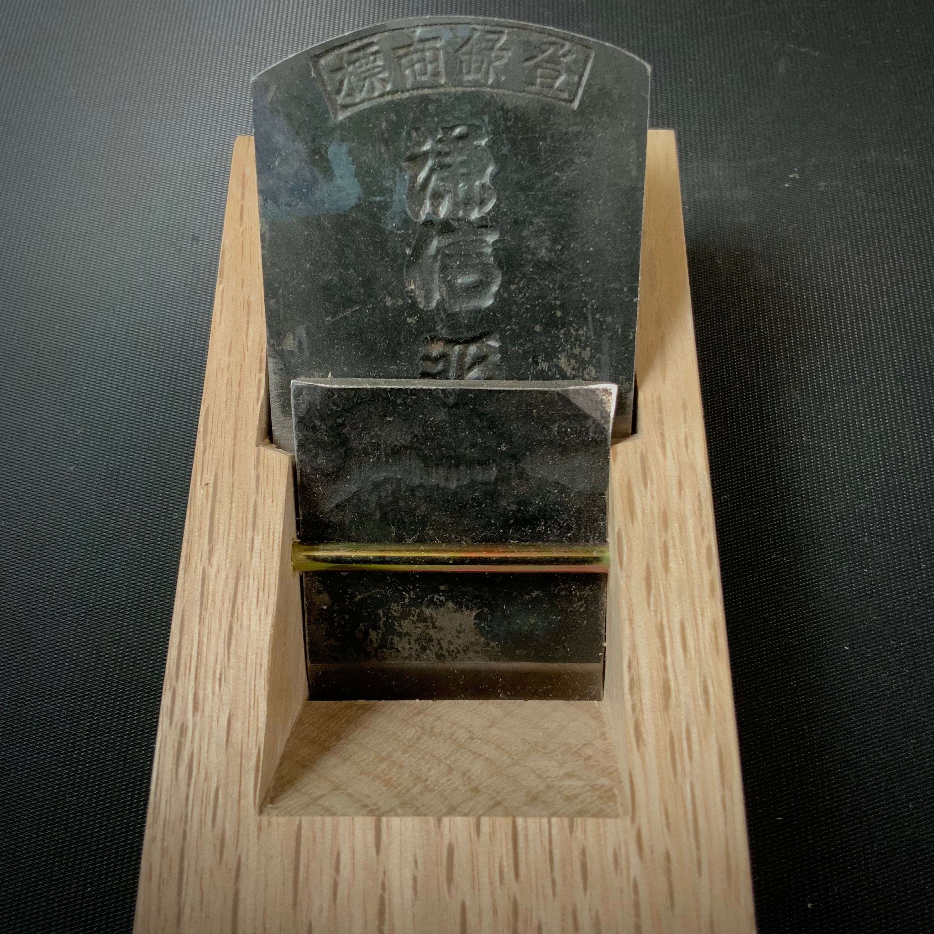 Kenshin Smoothing Plane with Blue steel 仕上げ鉋 謙信 青紙鋼 49mm