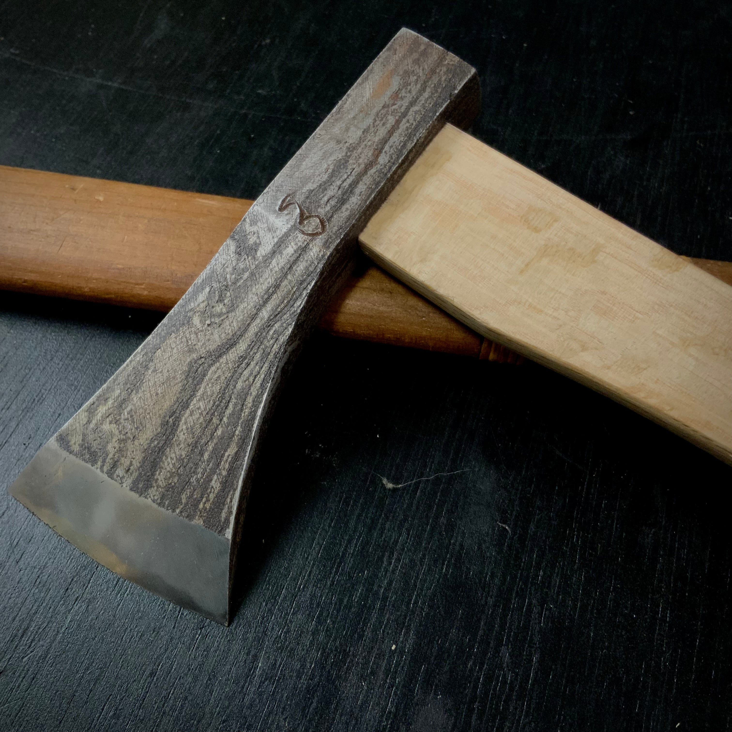 『ERLI』 Sozen Japanese Carpenter's Axe 『而立』 素全作 小型鉞 木割り斧 Masakari