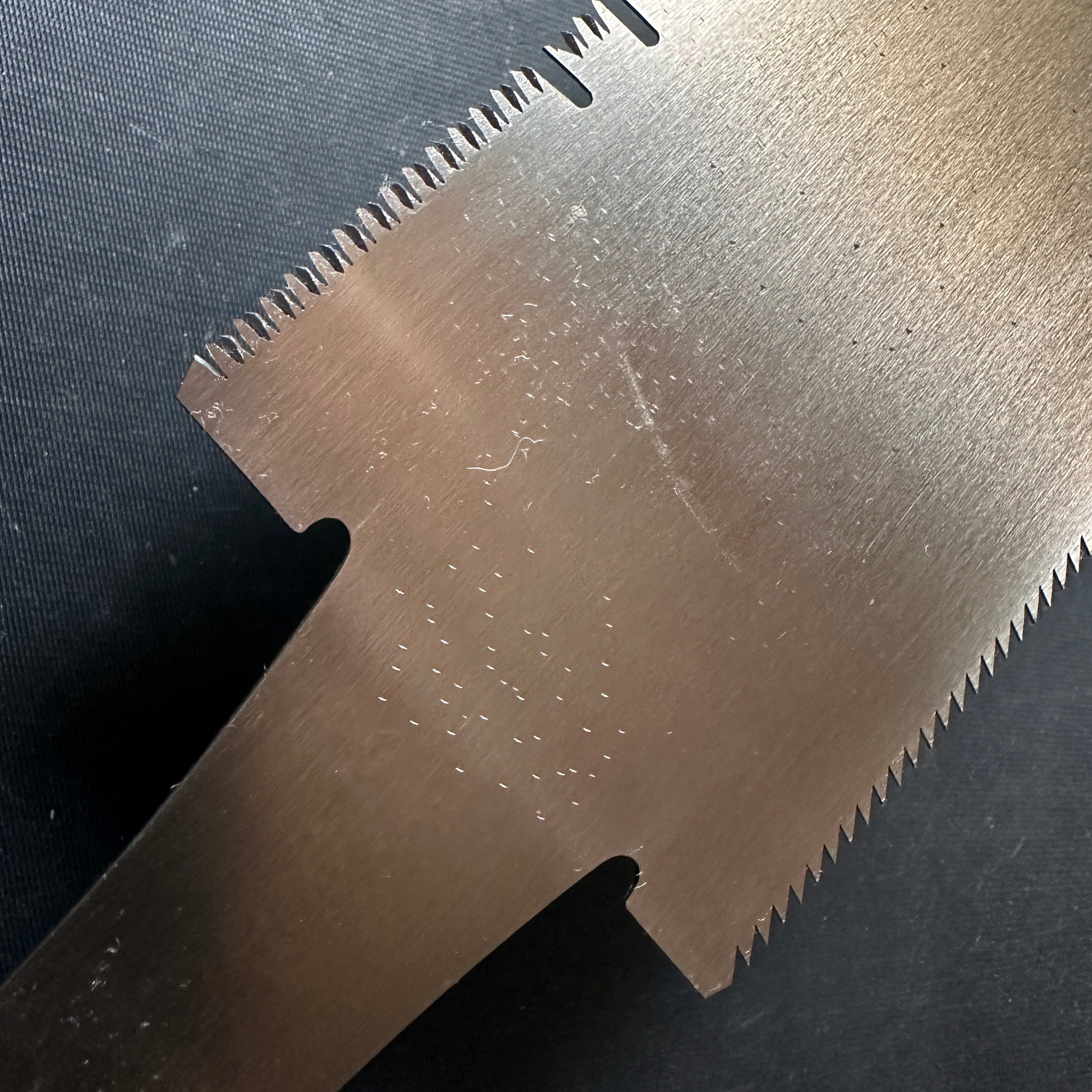 #63 Nagakatsu Double Edge (Ryoba) Saw with Eddy Type Handles For Hard Wood 長勝鋸 両刃鋸 渦巻き柄 広葉材用 250mm