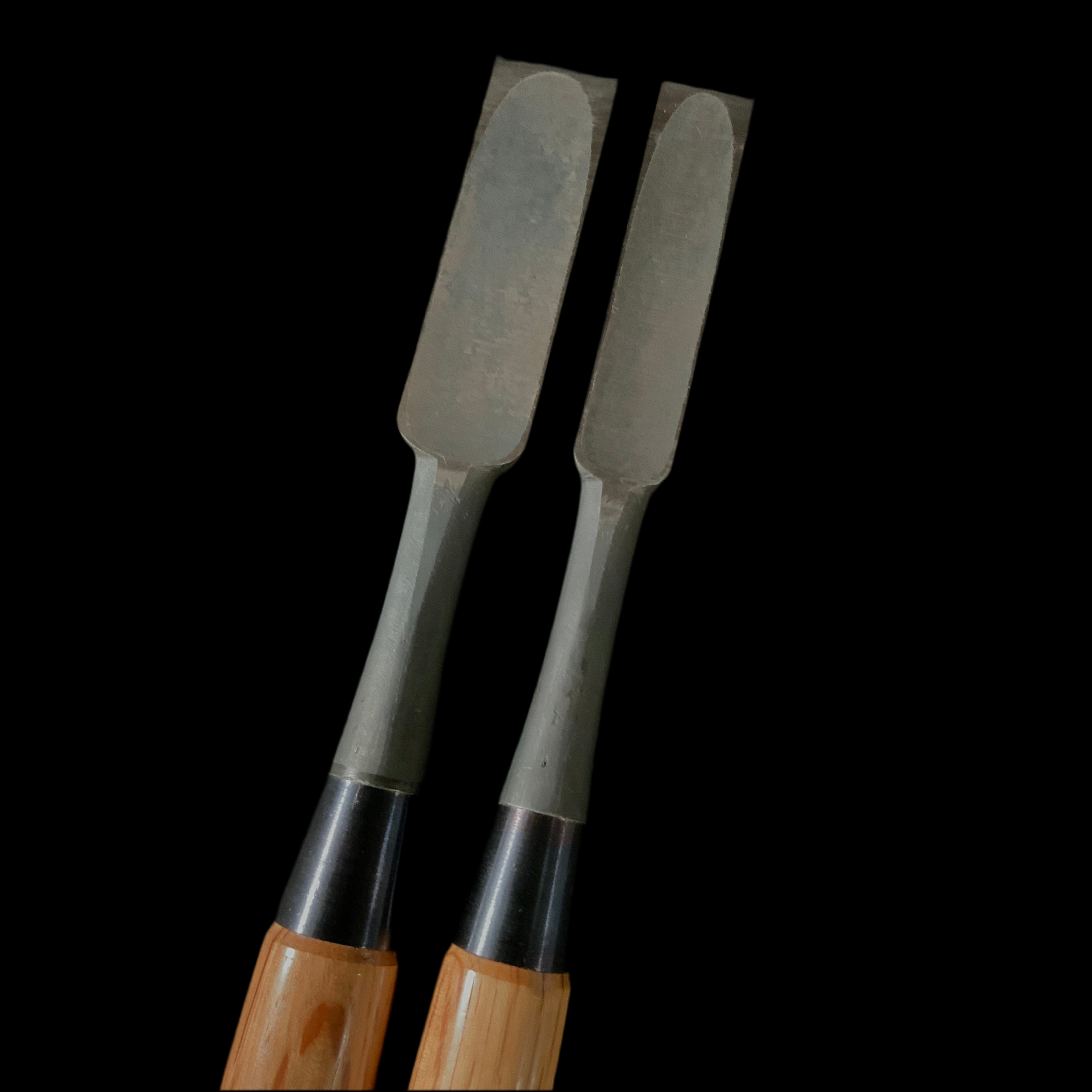 是重 厚鑿 赤樫柄 Koreshige Timber Chisels with White Steel