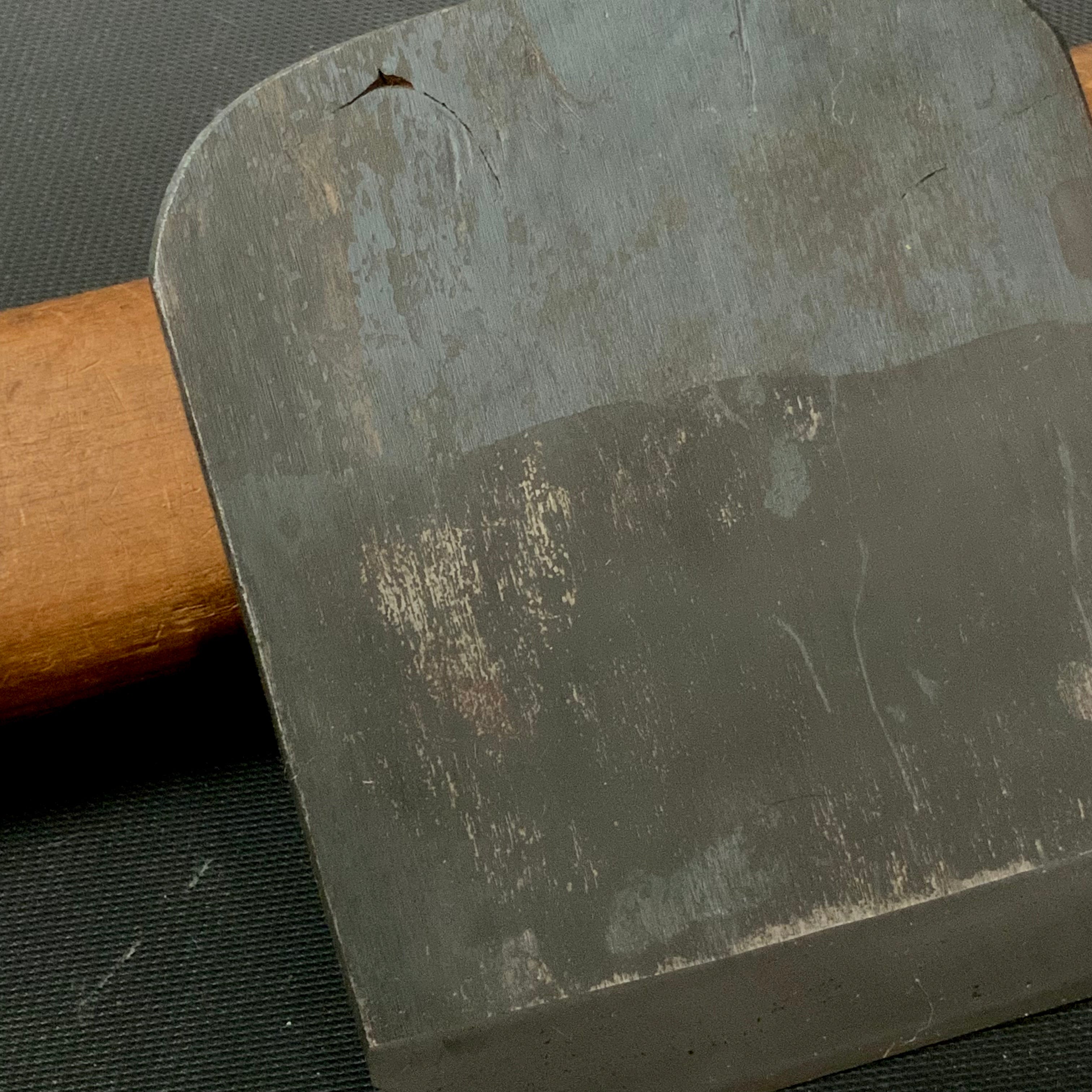 Teruhide Yabane Black Smoothing Plane (Kanna) by Ishido 日本橋木屋銘入 10代目石堂輝秀 黒矢羽仕上げ鉋 70mm