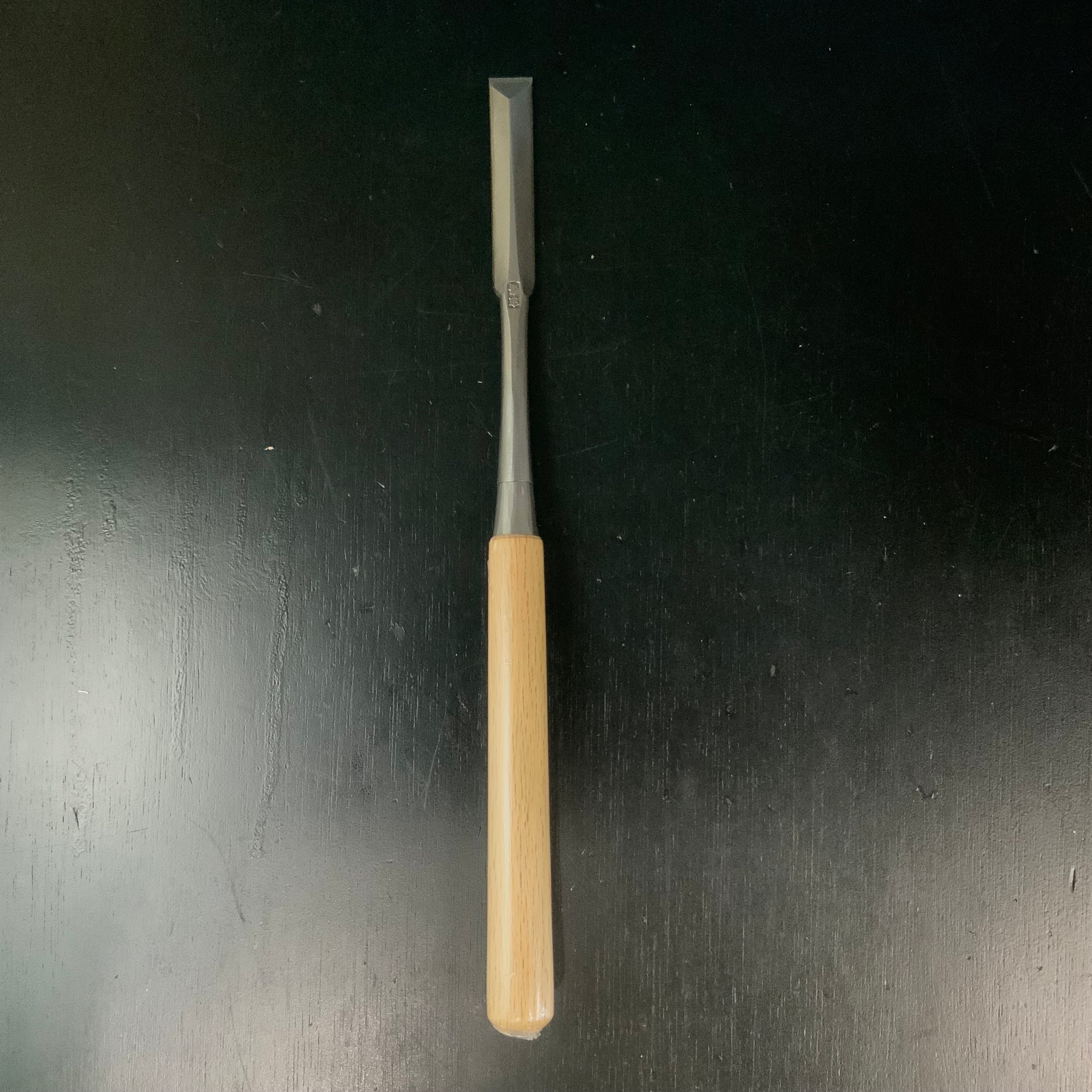 Tasai Special Dovetail Paring chisels with blue steel 田斎作 鎬薄鑿 白樫柄 18mm usunomi