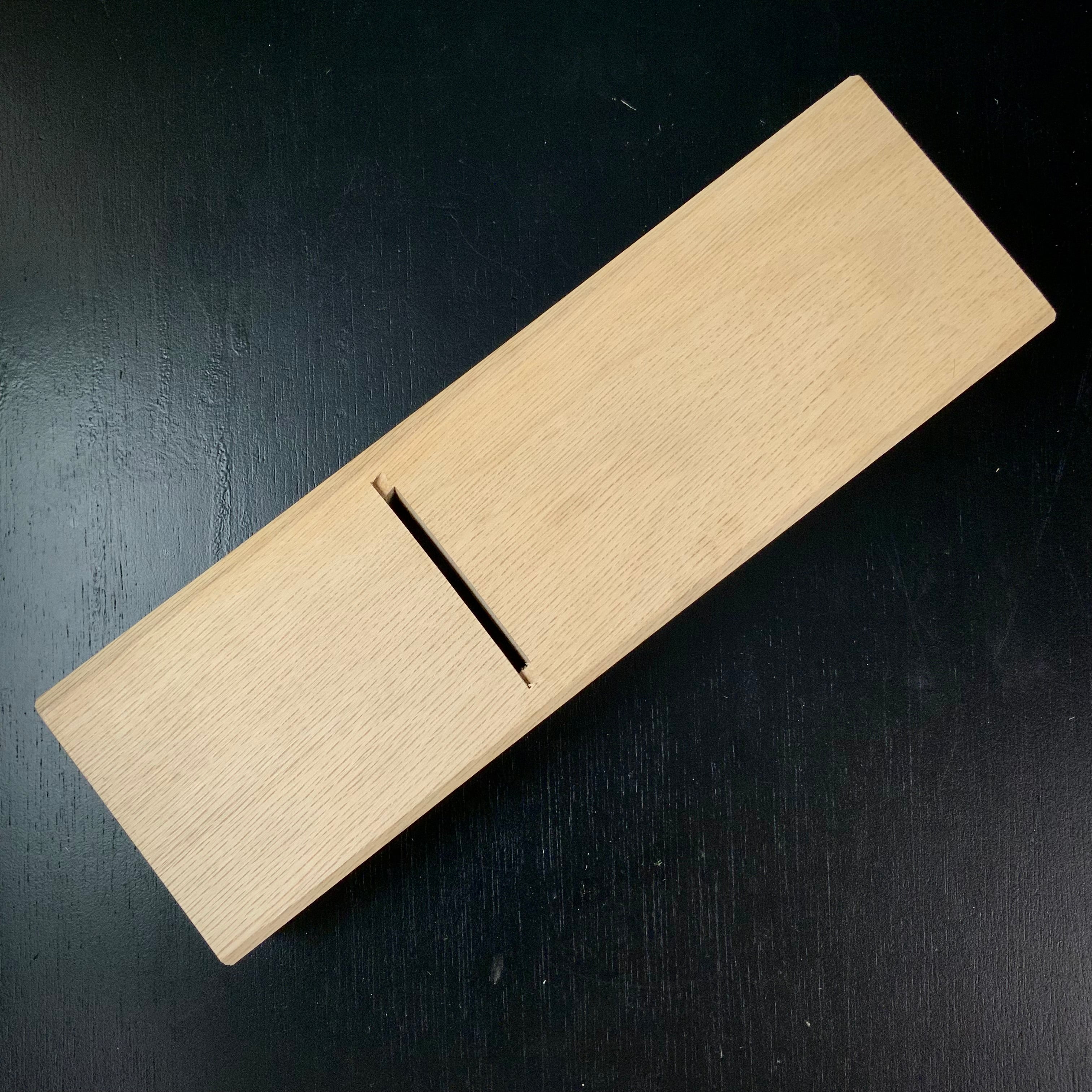 Old stock Hidariyoshimitsu Smoothing Plane (Kanna) / 掘出し物 左芳光 三代目左永光作 鋼青紙 仕上げ鉋 70mm