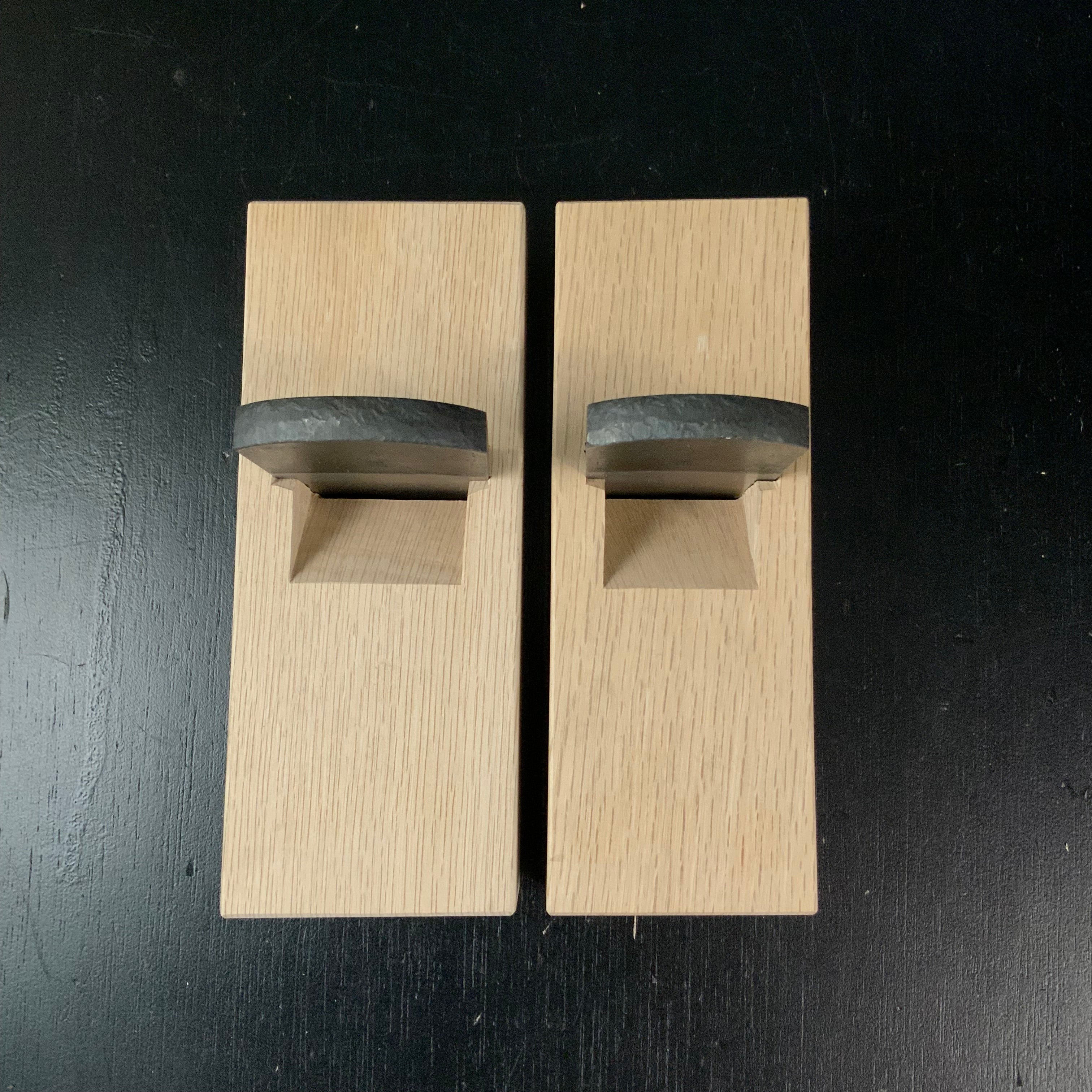 Old stock Kiyotada Wholesaler stamp Standing Plane / 清忠(問屋銘・水平屋) 台直鉋 段付