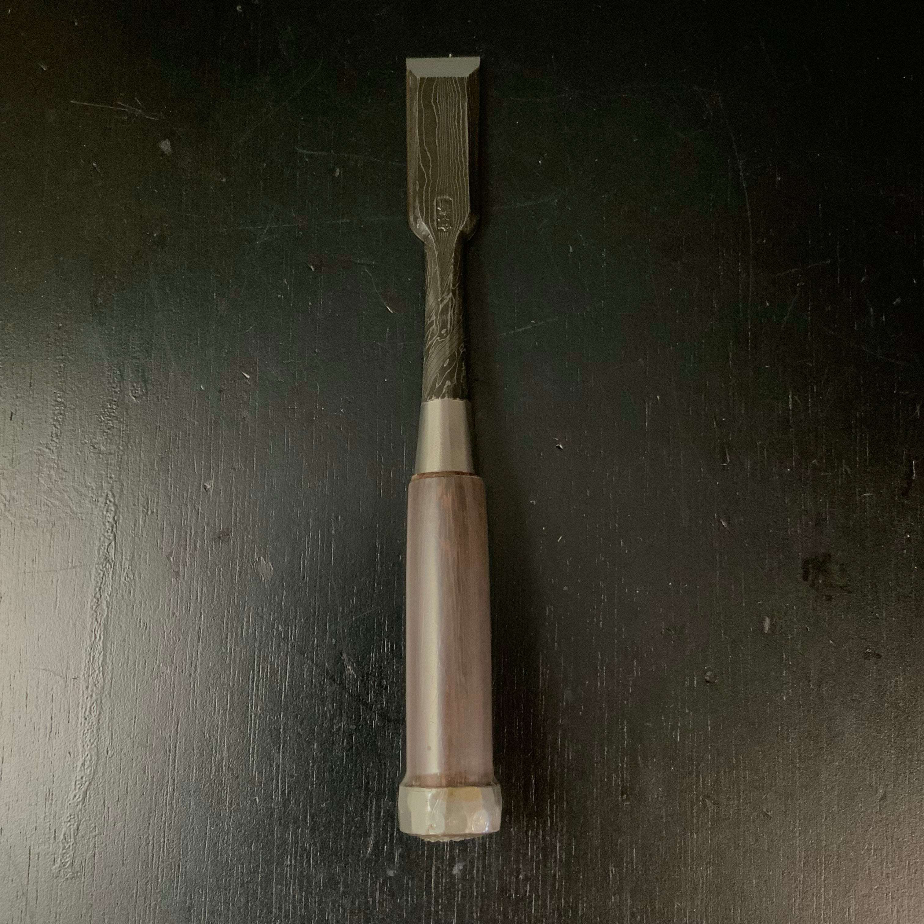 Tasai Masame Special Bench chisels with Cassia siamea handle 田斎作 柾目 追入鑿 鉄刀木柄 24mm