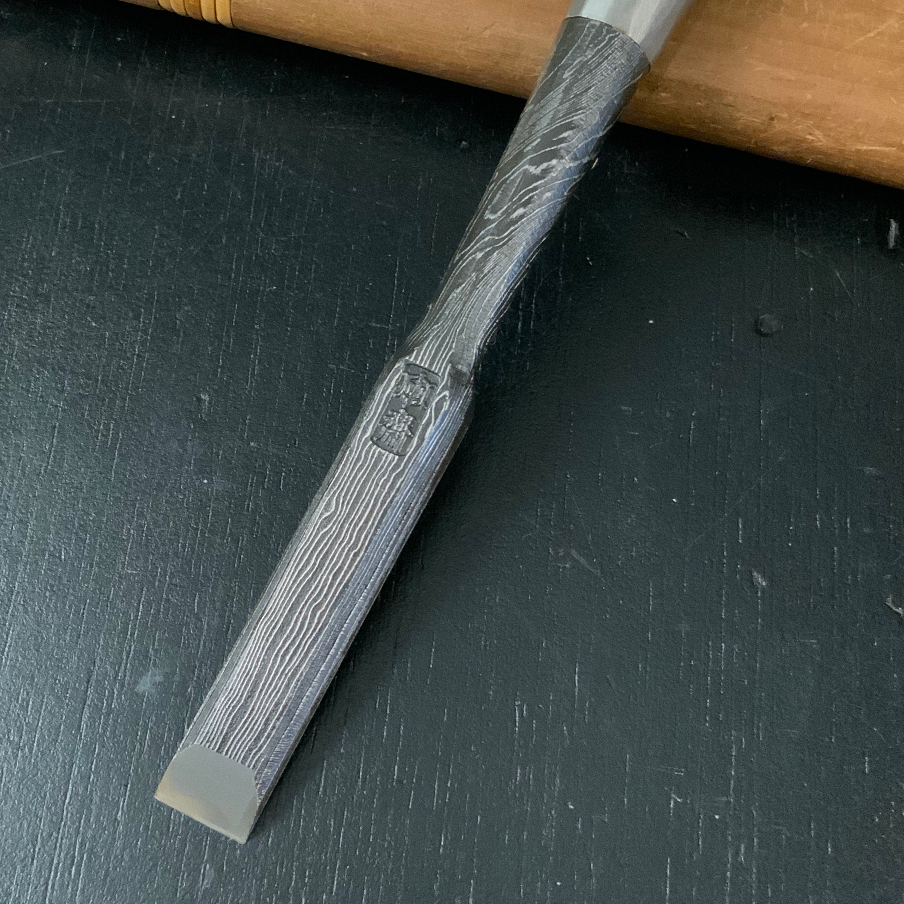 Tasai Masame Special Bench chisels with Cassia siamea handle 田斎作 柾目 追入鑿 鉄刀木柄 12mm