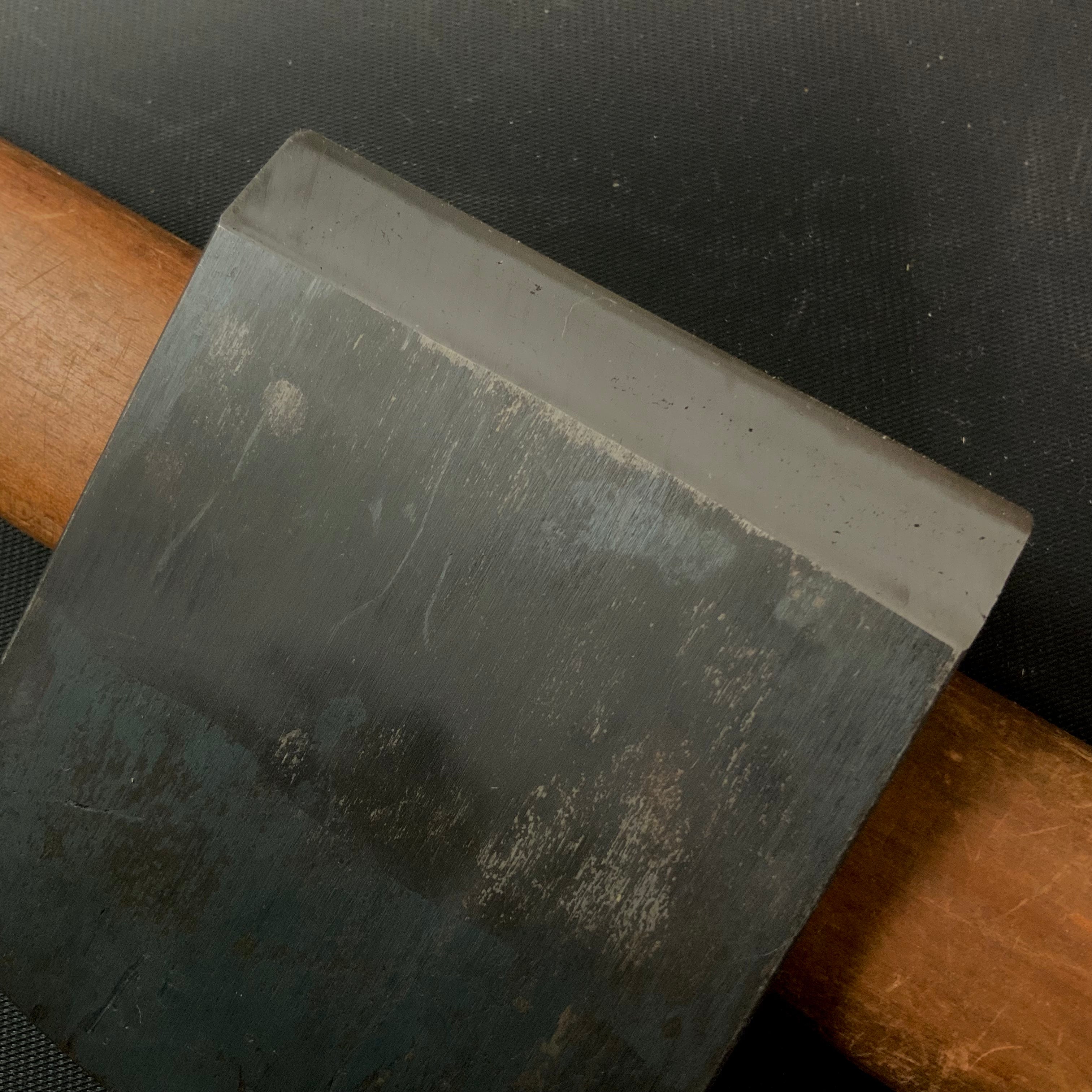 Teruhide Yabane Black Smoothing Plane (Kanna) by Ishido 日本橋木屋銘入 10代目石堂輝秀 黒矢羽仕上げ鉋 70mm