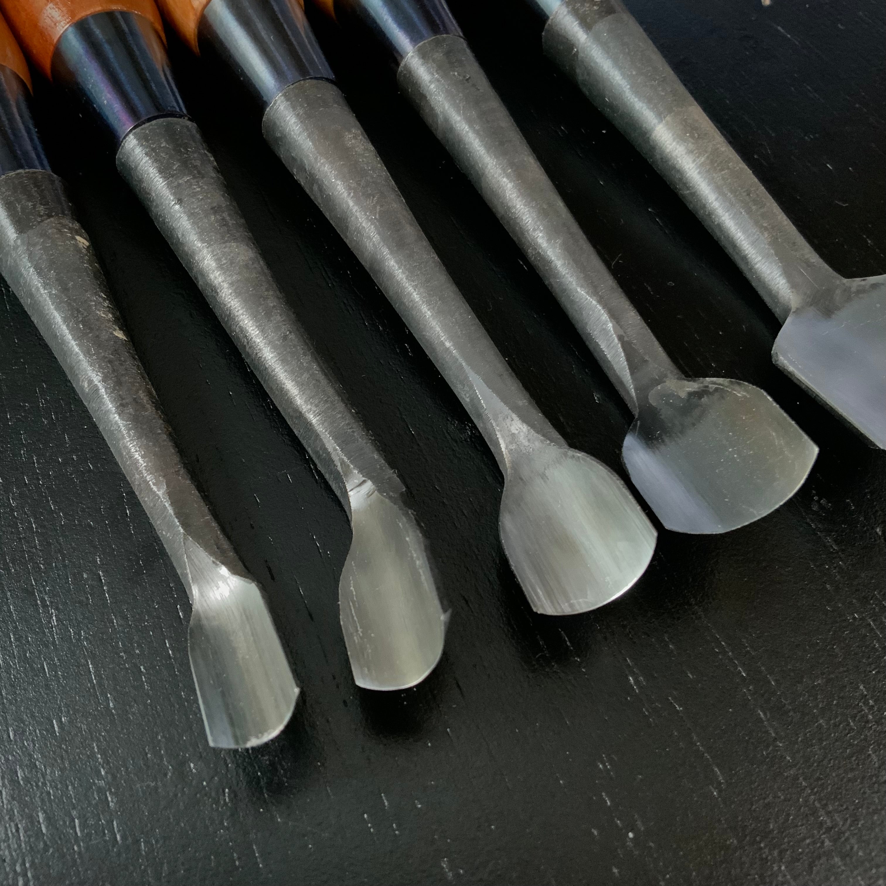 Heijoshin Michi Spoon chisels Carving chisels / 平常心 道 彫刻鑿 丸スクイ