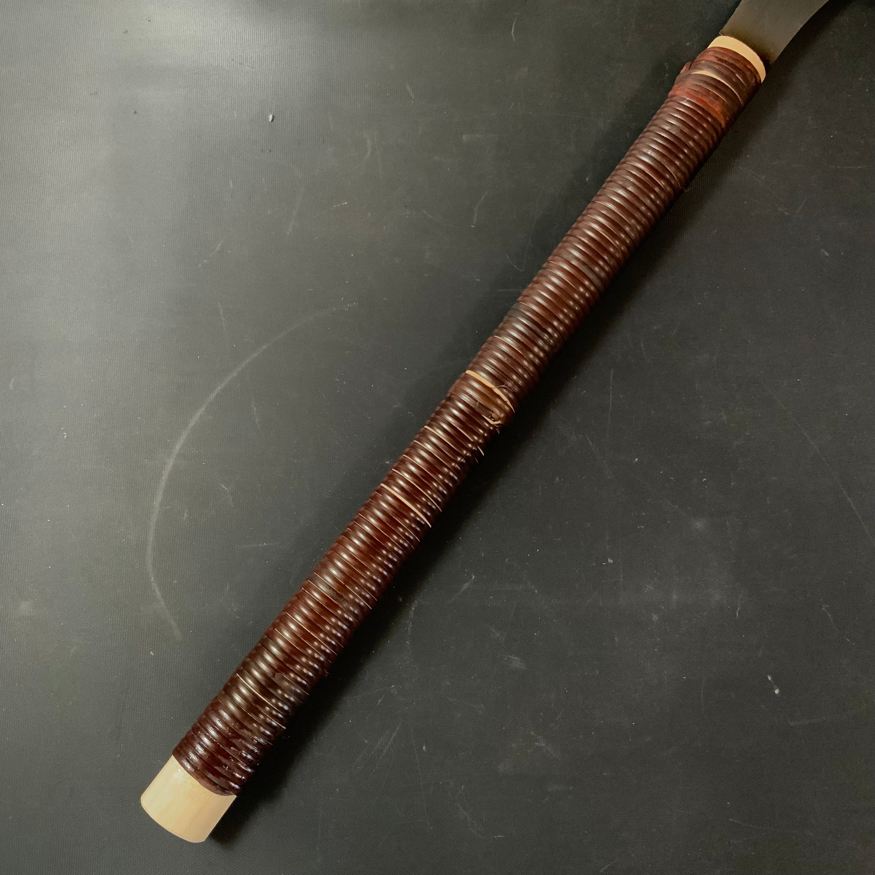 #R48 Ready to use! Old stock Double Edge Saw with Eddy Type Handles set by Kurashige 直ぐ使い 倉重栄助 目立 渦巻き柄 両刃鋸 280mm