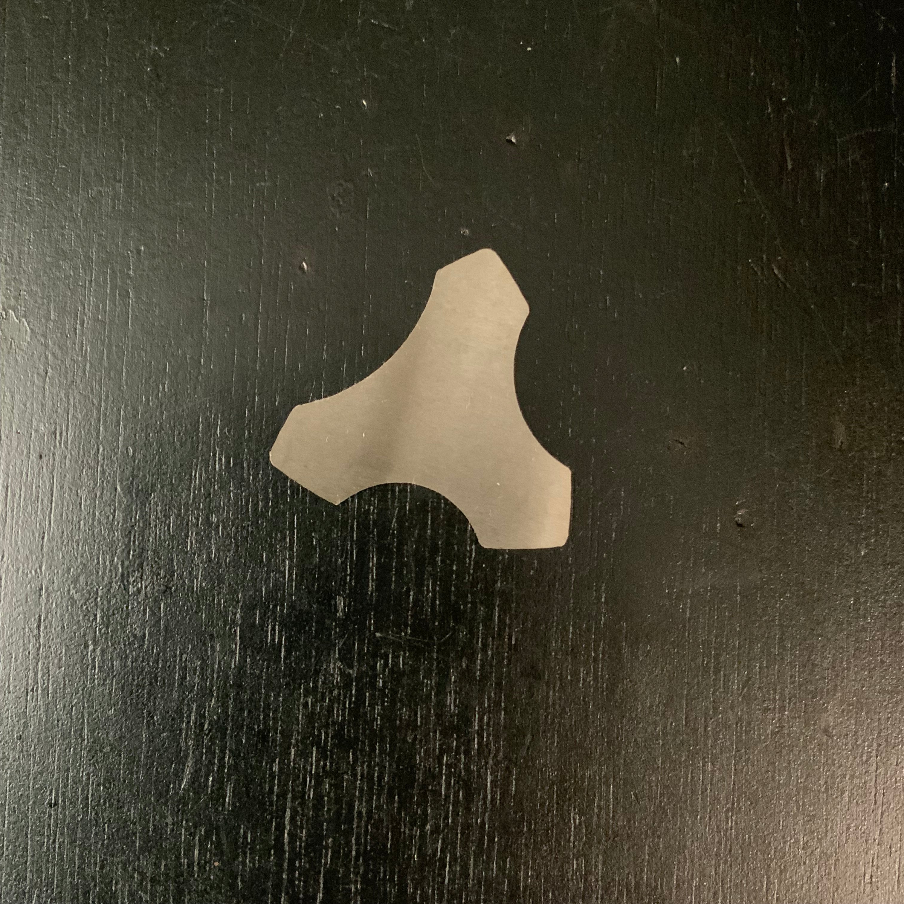 Woodworking Scraper by Bessho Jiro Delta Type 0.8mm thick / 別所二郎作 木工用スクレーパー デルタR型 0.8mm厚