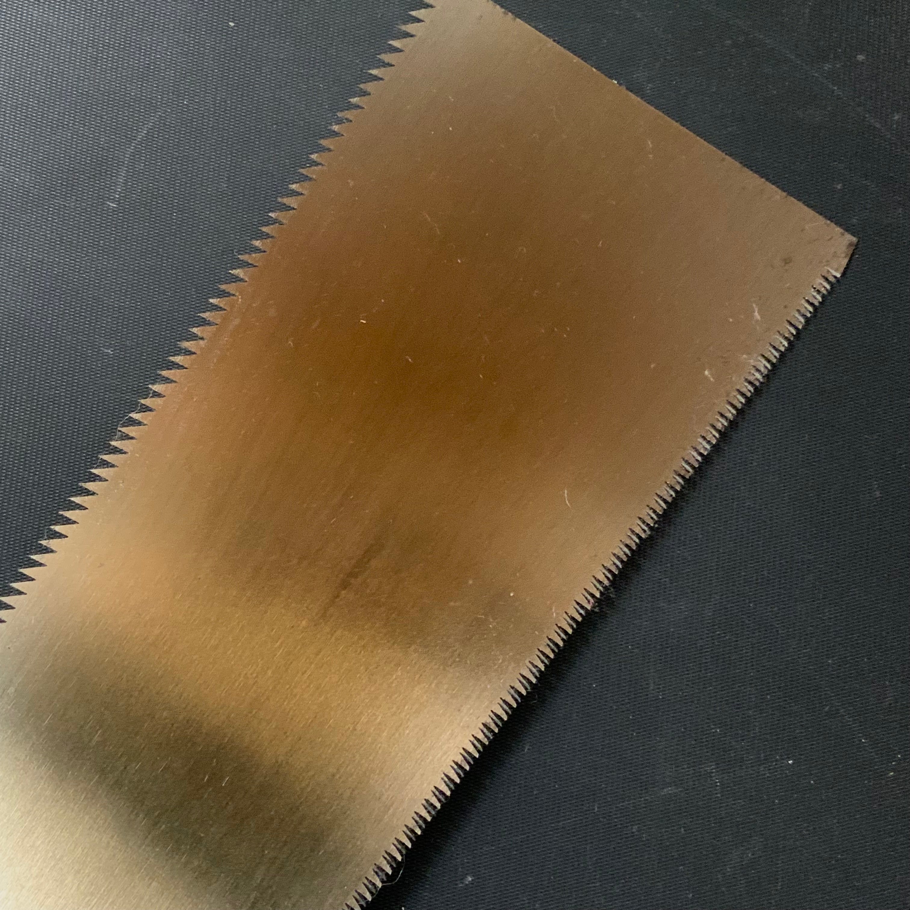 #R40 Ready to use! Old stock Double Edge Saw with Eddy Type Handles set by Kurashige 直ぐ使い 倉重栄助 目立 渦巻き柄 両刃鋸 210mm