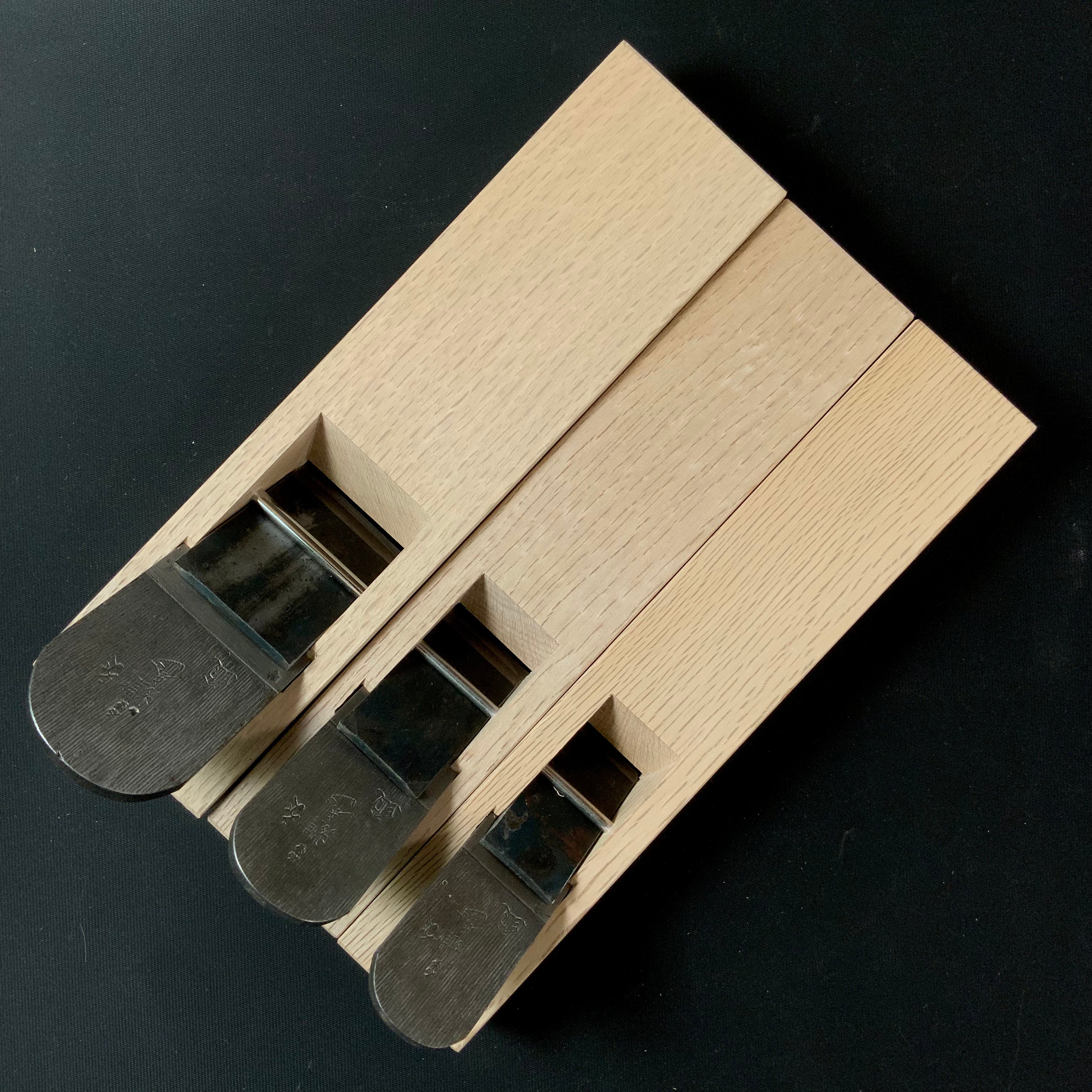 Old stock eleventh generation Teruhide Smoothing Plane (Kanna) 掘出し物 輝秀 十一代目 石堂秀雄作 仕上げ鉋 30,36,48mm