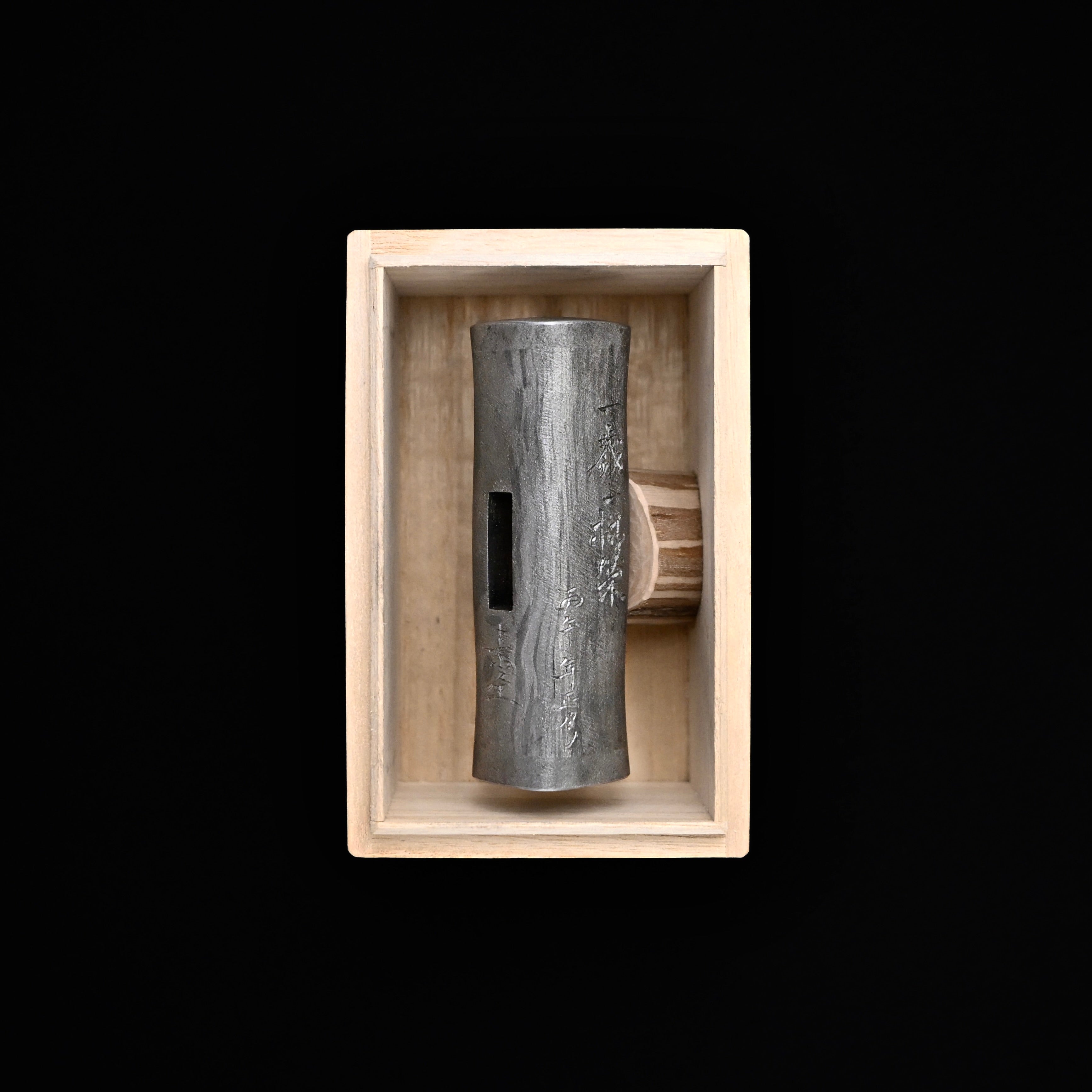 Sozen Square Hammers Damascus finish 素全 四角玄翁 ダマスカス鋼 一歳一枯榮