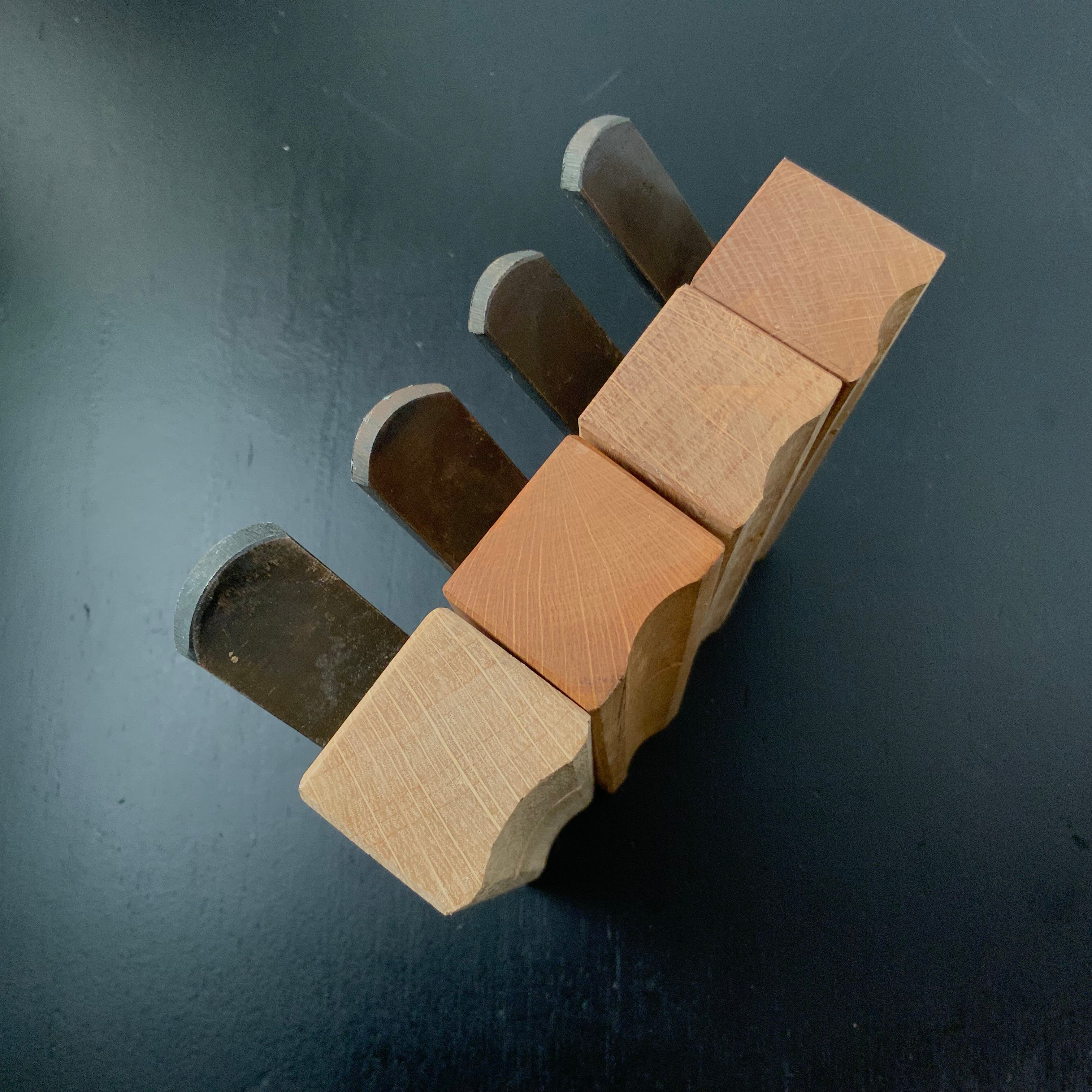 Old stock Koshifuji Small Rounding Plane (Uchimaru Kanna) 掘出し物 越富士 内丸鉋