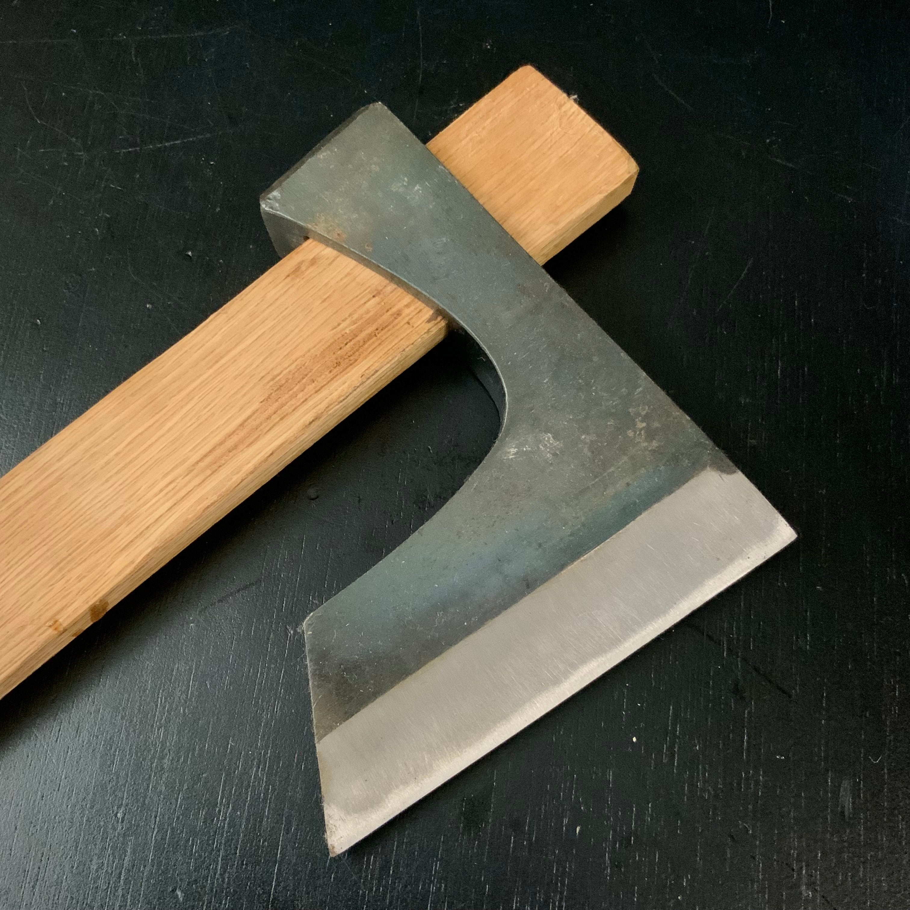 #Mk18 Old stock Japanese Carpenter's Axe 掘出し物 鉞 木割り斧 Masakari