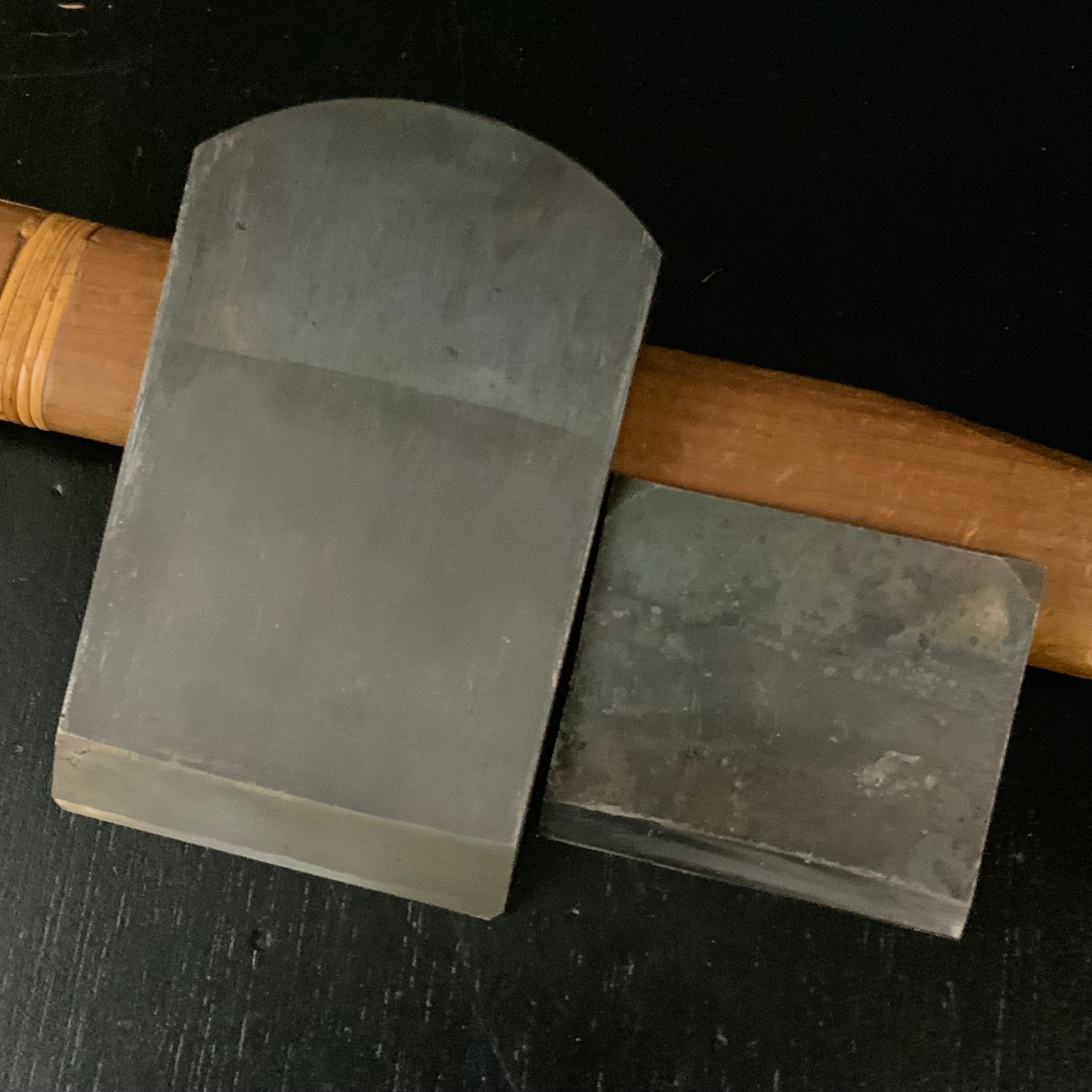 Old stock Kiyotada Smoothing Plane(Kanna) by Suiheiya 掘出し物 清忠 仕上鉋 65,70mm