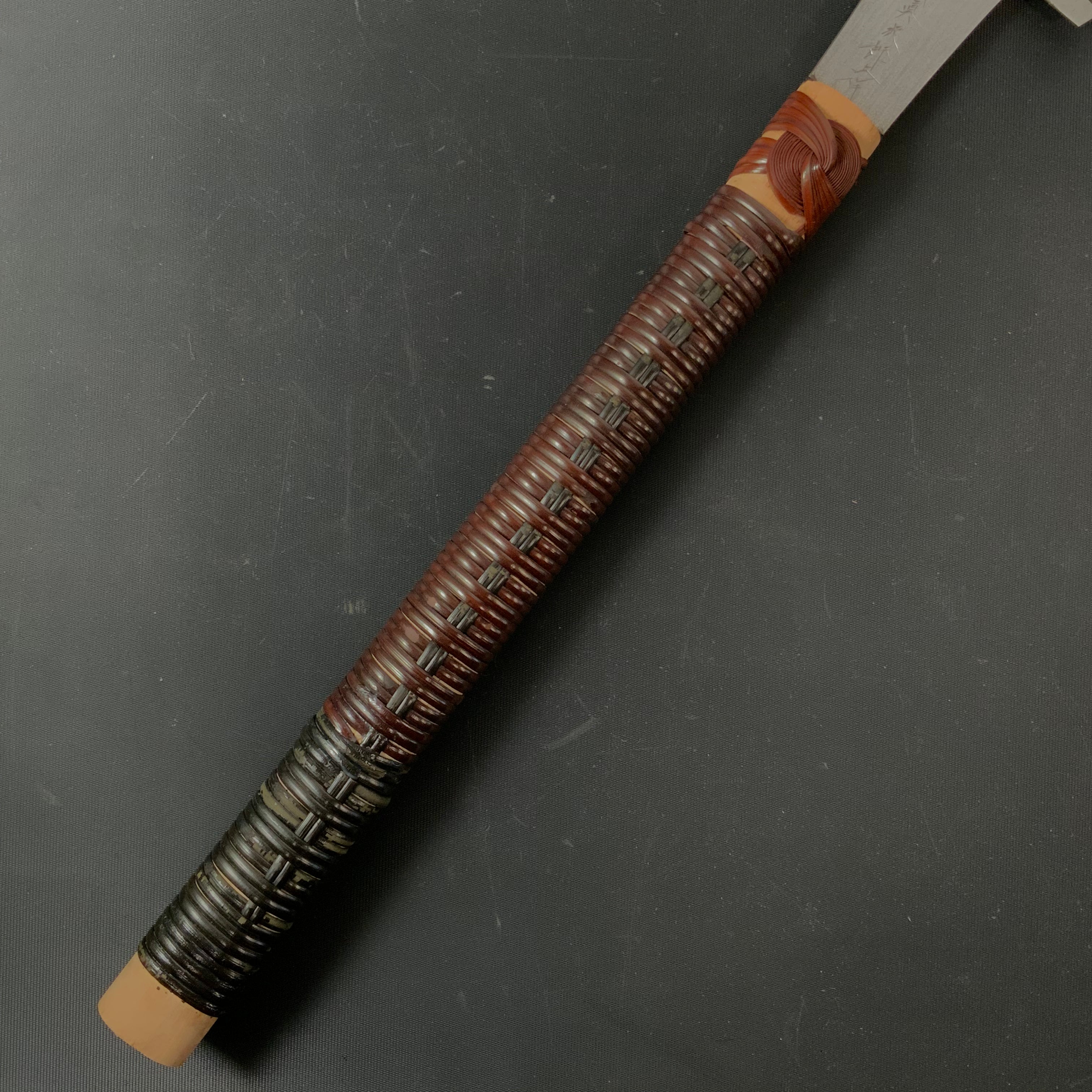 #85 Nagakatsu Double Edge (Ryoba) Saw with Eddy Type Handles For Hard Wood 長勝鋸 両刃鋸 渦巻き柄 広葉材用 295mm