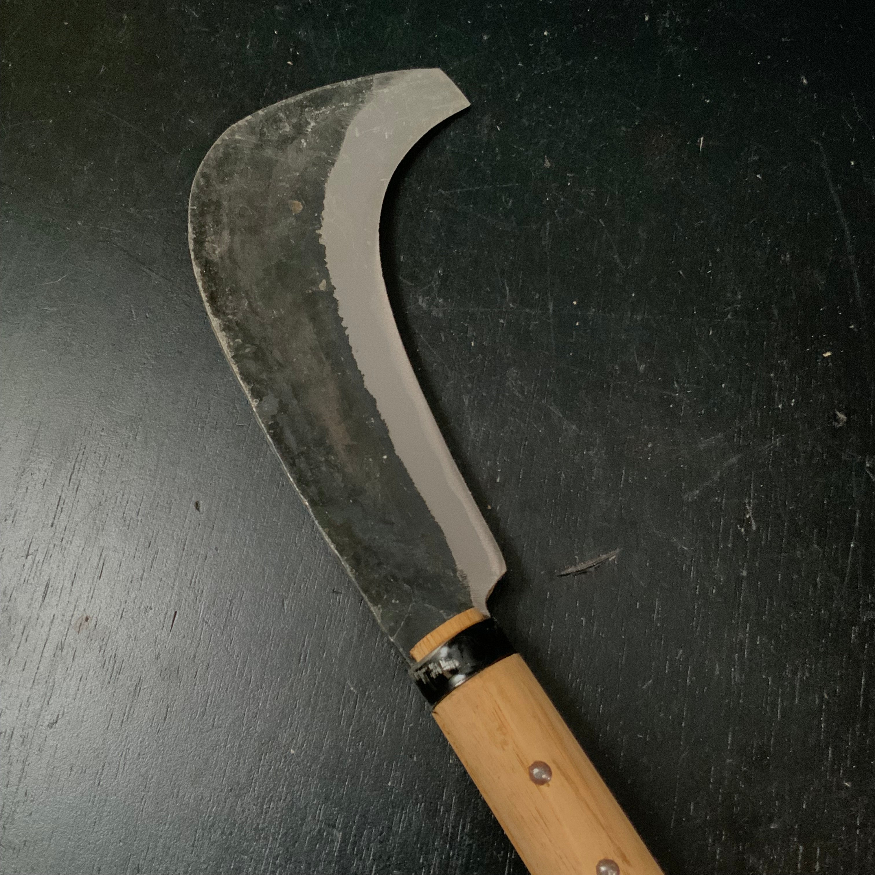 Double-edged hatchet Made by Tosa Uchihamono 土佐打刃物 両刃ツル切りナタ