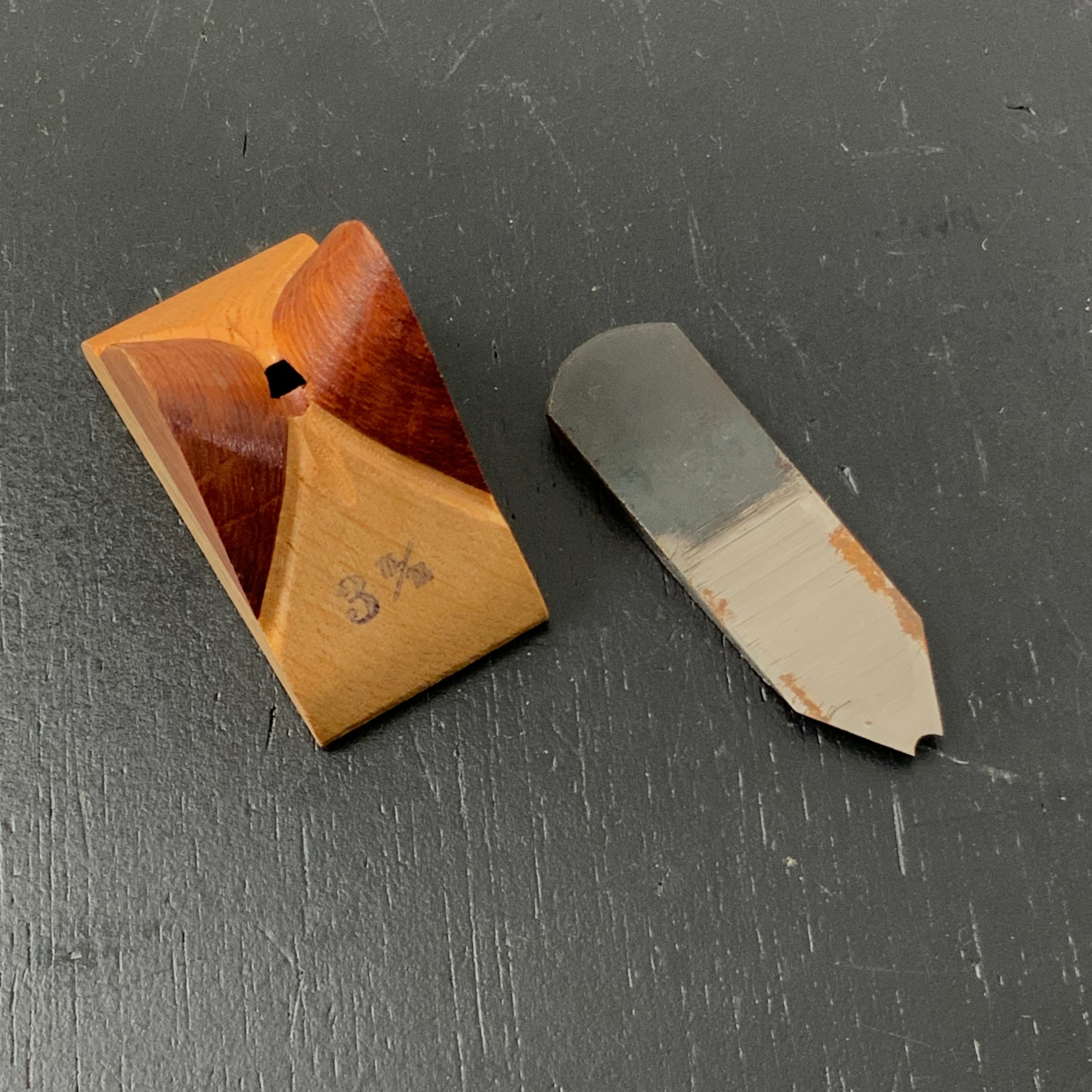 Old stock Sumimaru Plane (Sumimaru Kanna) 掘出し物 兼用隅丸鉋