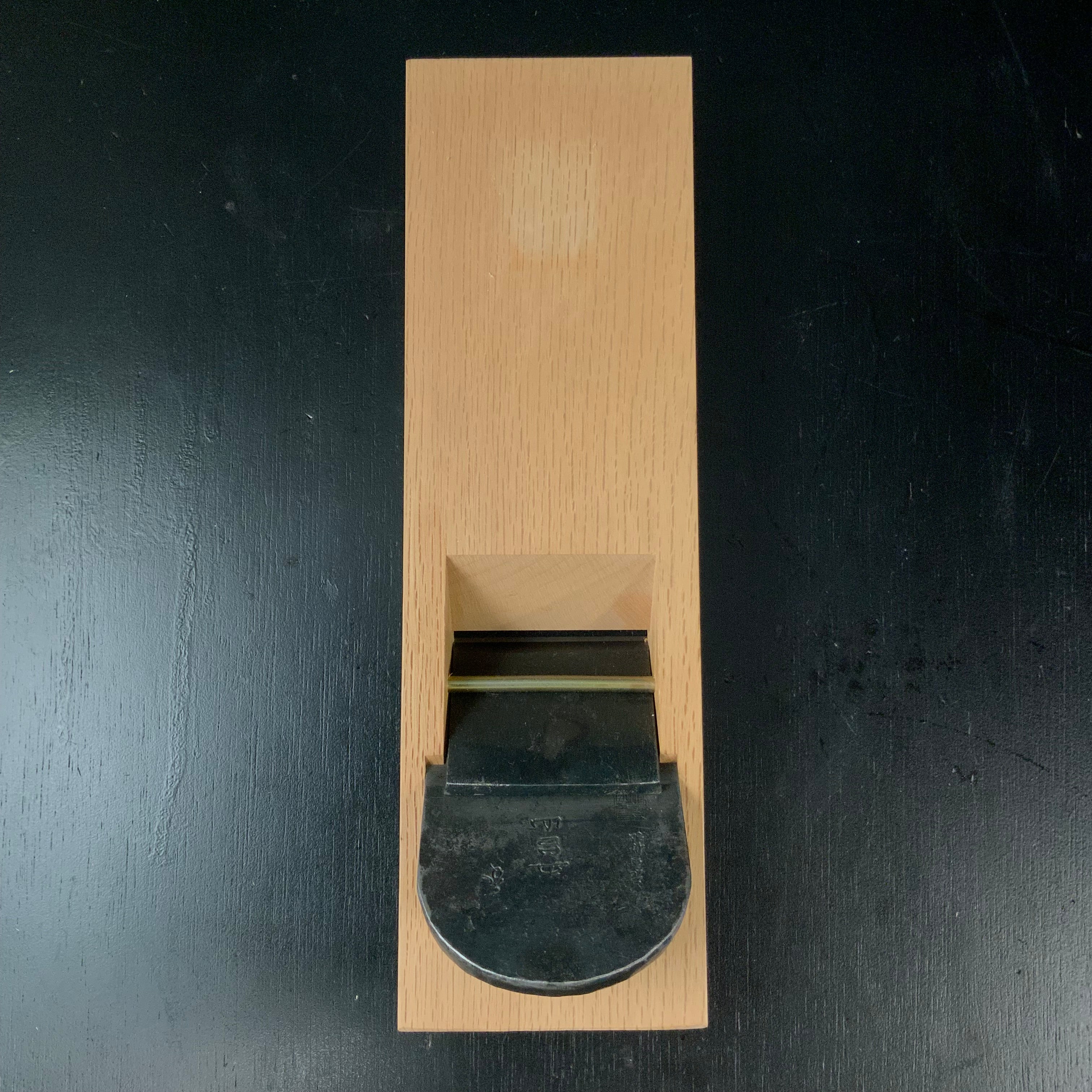 Old stock Gotaisan Smoothing Plane (Kanna) by Funahiro 掘出し物 舟弘作 仕上げ鉋 五台山 70mm