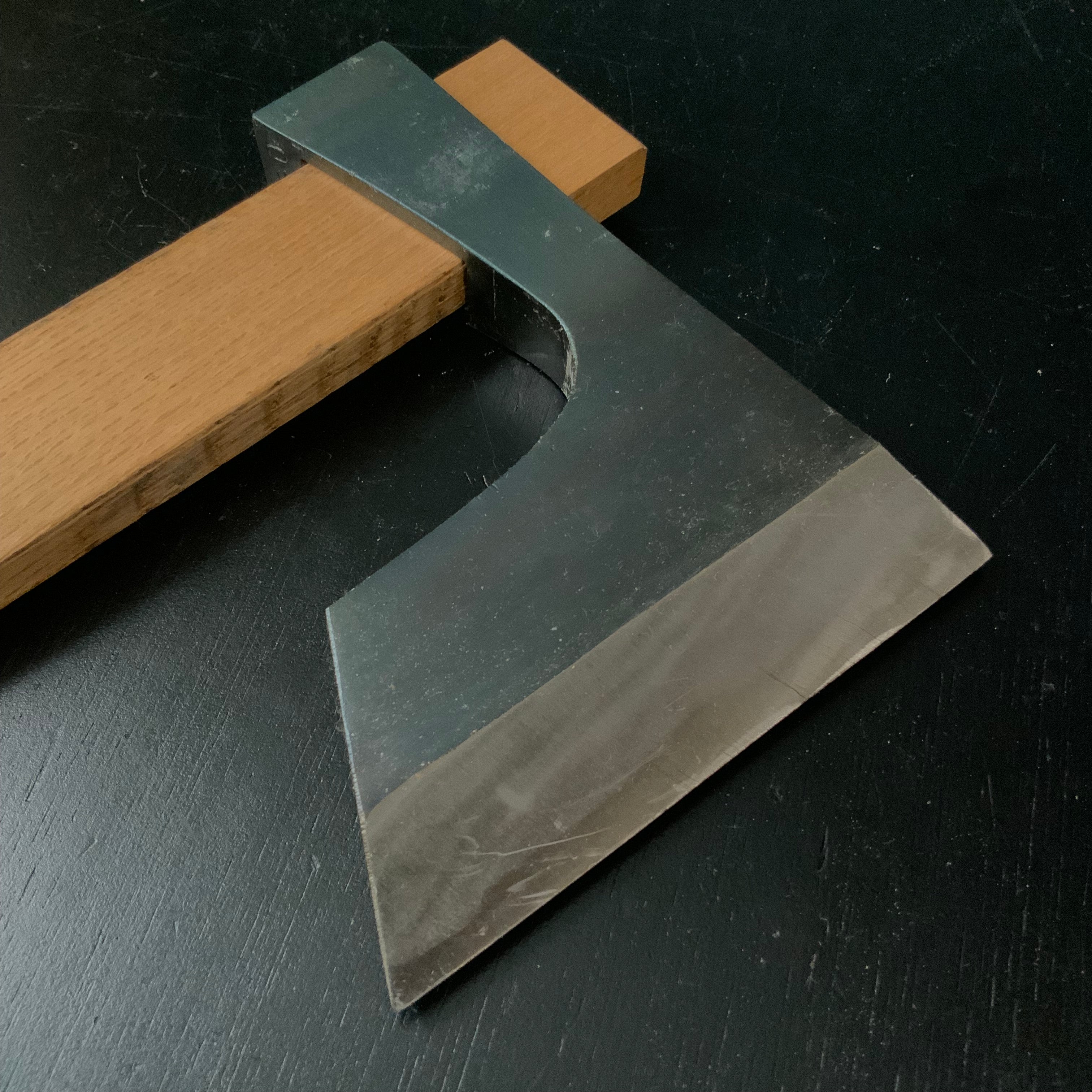 #Mk17 Old stock Japanese Carpenter's Axe 掘出し物 鉞 木割り斧 Masakari