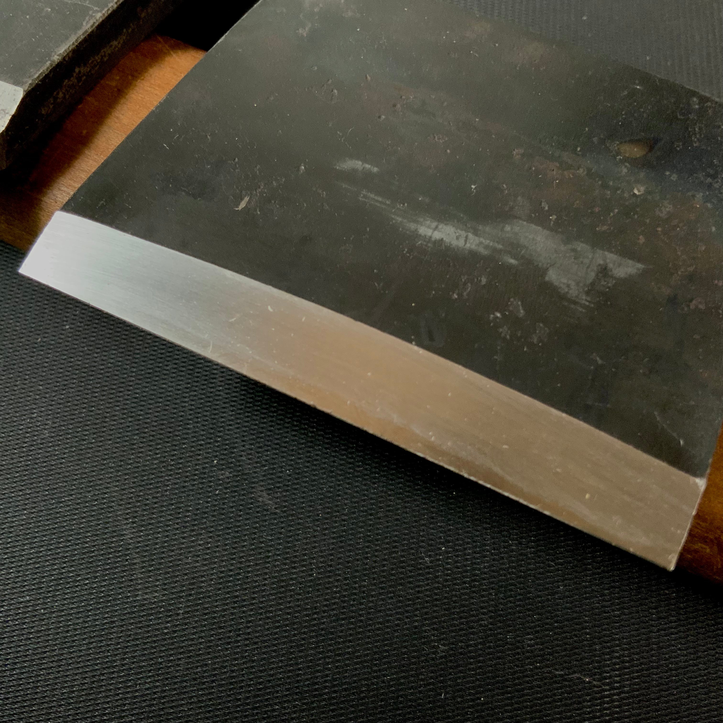 Old Stock Juichi Smoothing Plane(Kanna) by Usuikengo 掘り出し物 碓氷健吾作 寿一 仕上げ鉋 70mm