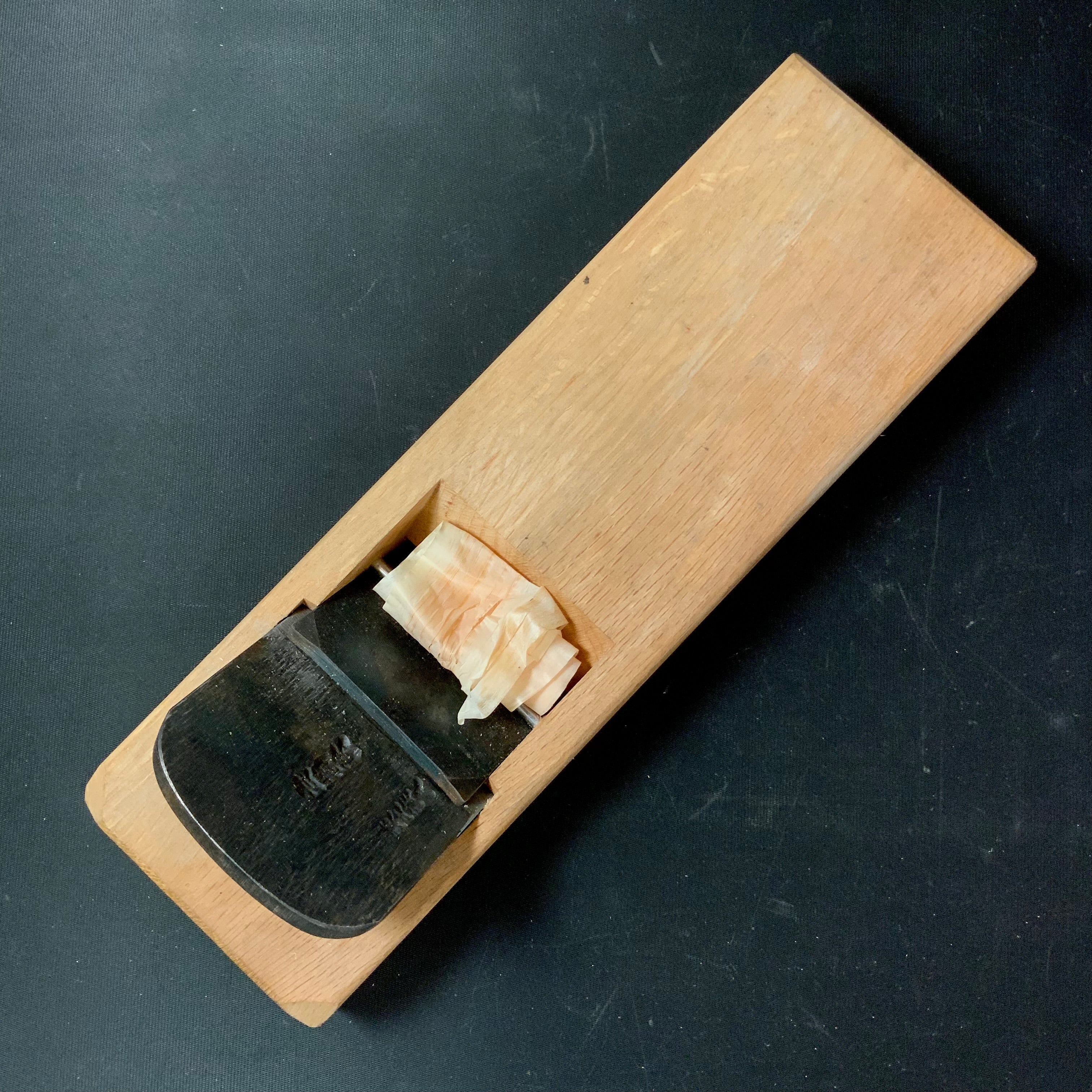 Ready to use! Hidarikanji Smoothing Plane (Kanna) by Tanaka shougo 初心者におすすめ 直ぐ使い 左勘次 田中昭吾作 仕上げ鉋 75mm
