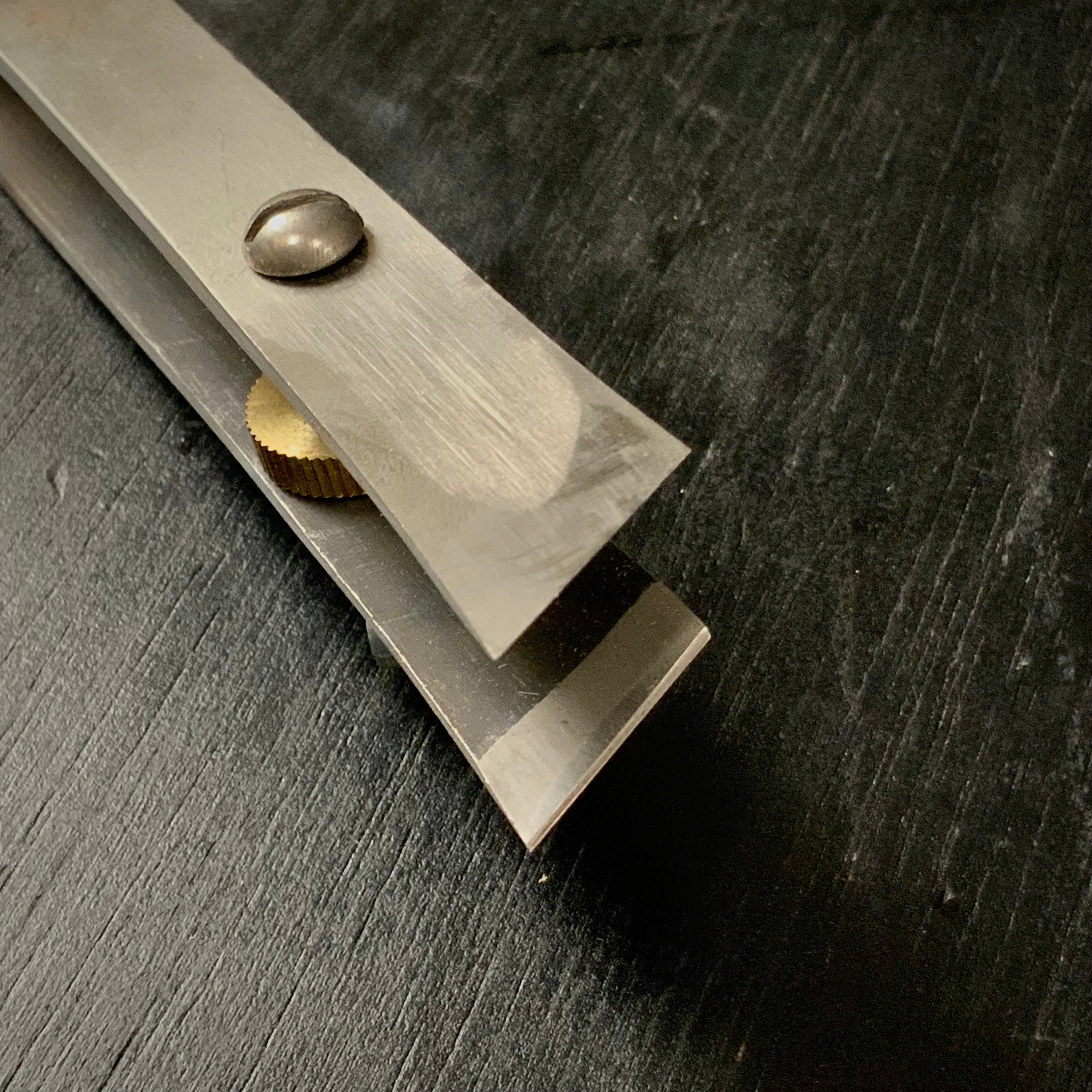 Old stock Hiten Double blade marking tools / 掘出し物 飛天 二丁白柿 Shirabiki