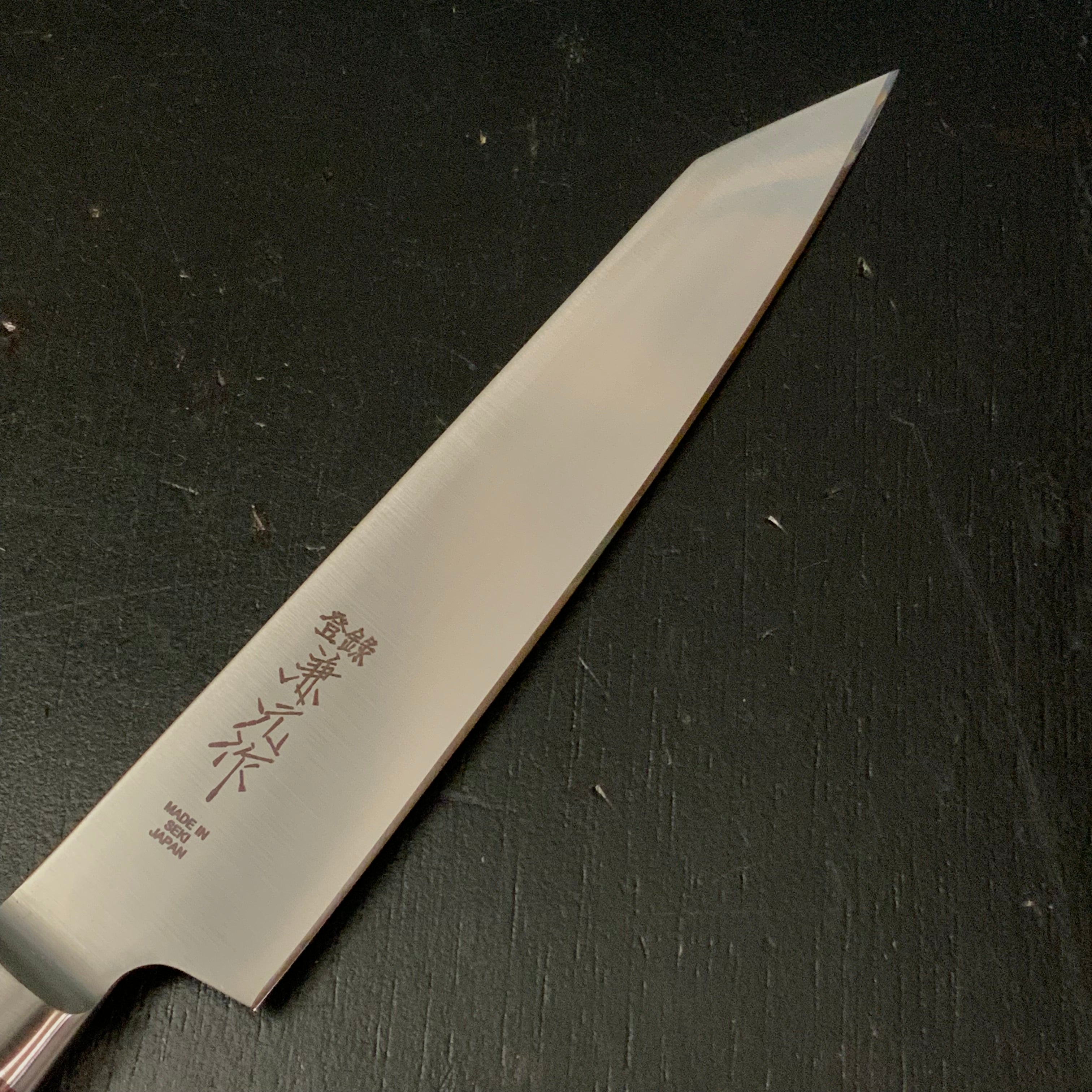 兼元作 モリブデン鋼 切付ペティナイフ マホガニ柄 145mm Kanemoto Kiritsuke Petit knife with molybdenum steel Mahogany pattern