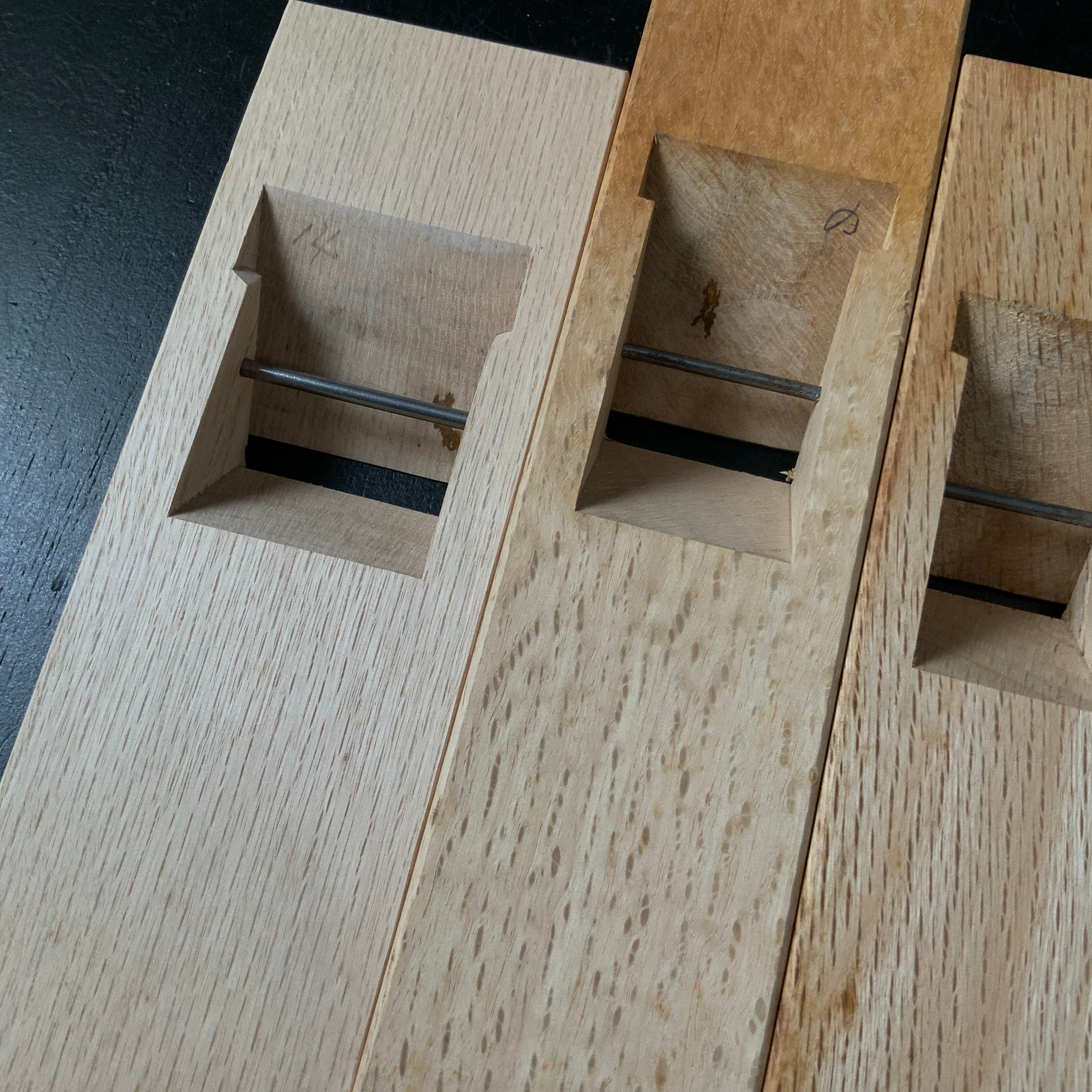 Old stock Mini Flat Plane with Blue Steel 掘出し物 廣重 豆平鉋 青紙鋼 36mm/42mm/48mm