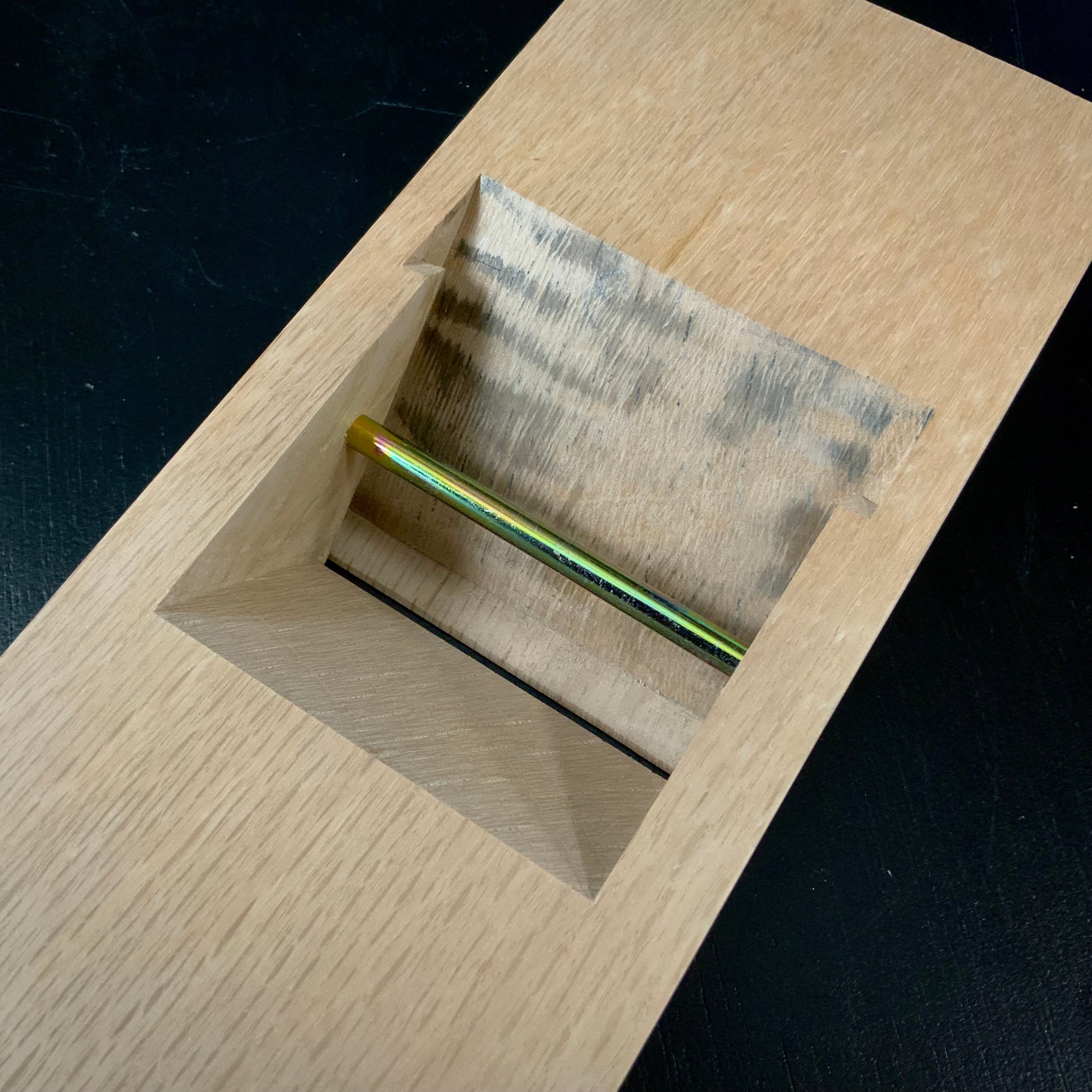 Old stock Smoothing Plane (Kanna) by Yamamoto 掘出し物 三代目 山本芳博作 仕上げ鉋 70mm