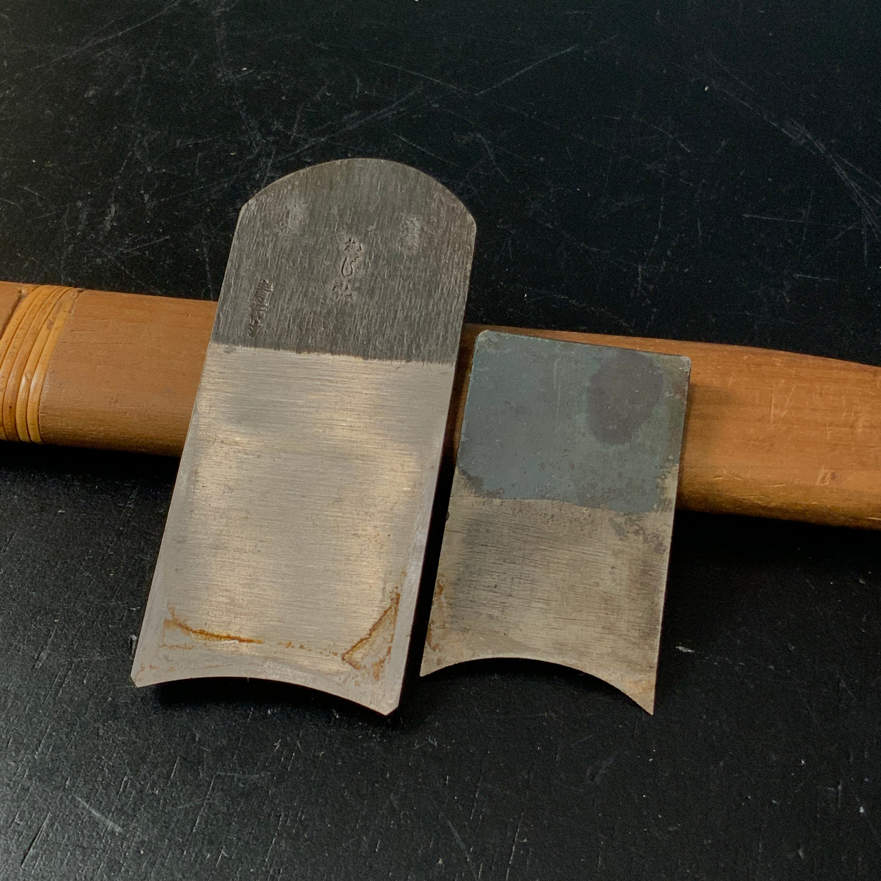 Old stock Kajihiro Small Rounding Plane (Uchimaru Kanna) 掘出し物 内丸鉋 かじ弘 42mm