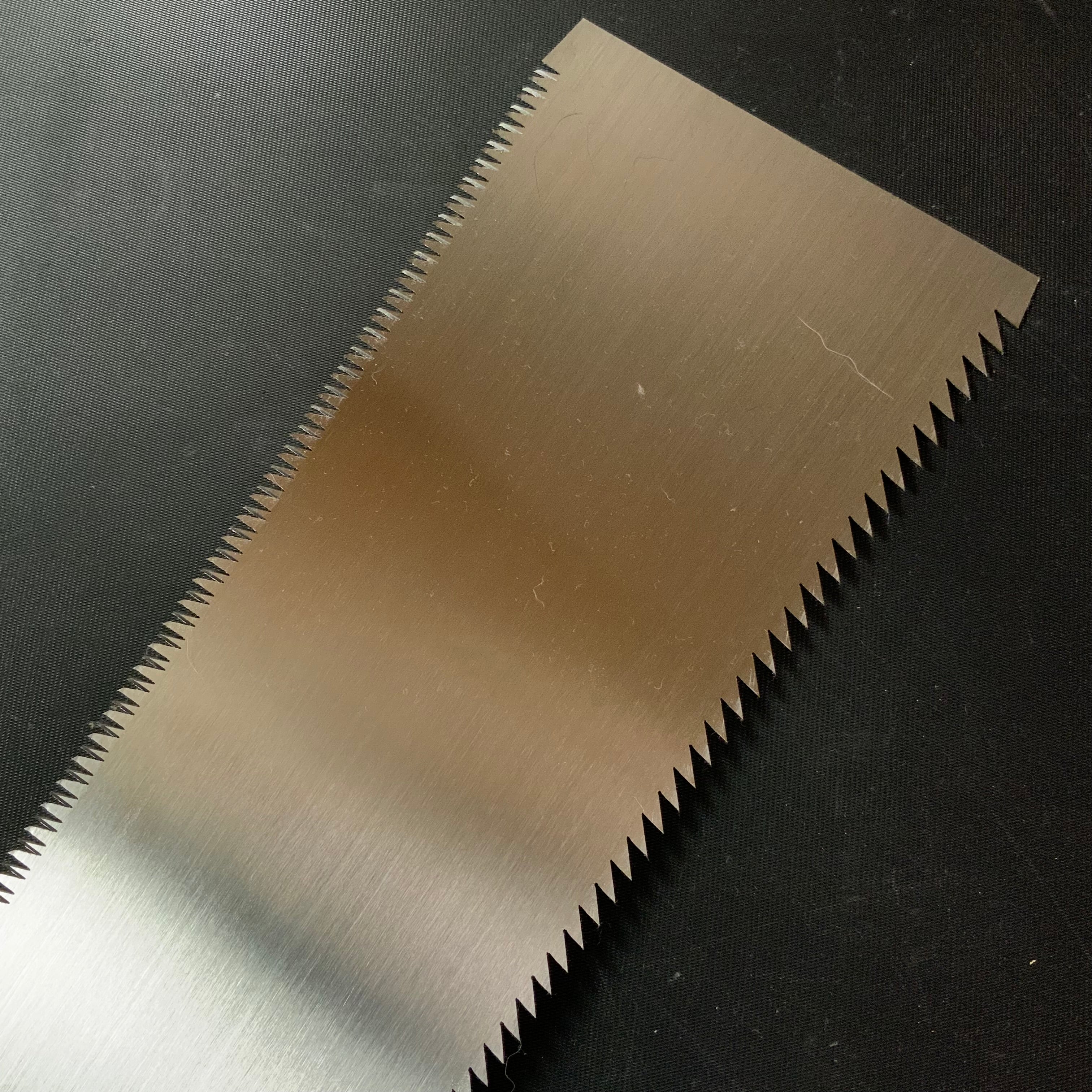 #R45 Ready to use! Old stock Double Edge Saw with Eddy Type Handles set by Kurashige 直ぐ使い 倉重栄助 目立 渦巻き柄 両刃鋸 255mm