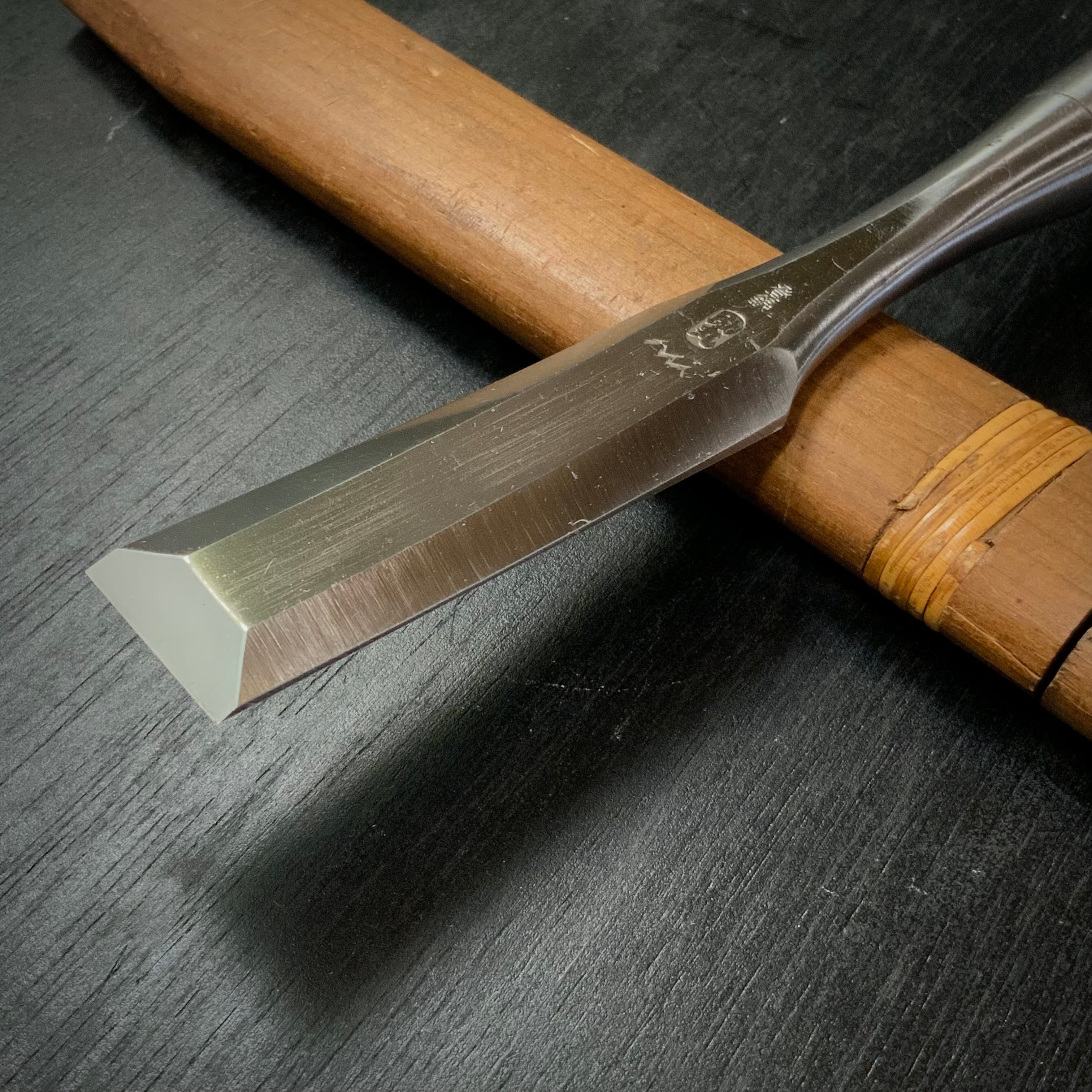 Old stock Sukemaru High-Speed Steel Bench chisels 掘出し物 助丸 ハイス鋼ダメ切り鑿 二つ裏 Damekirinomi 15,24mm