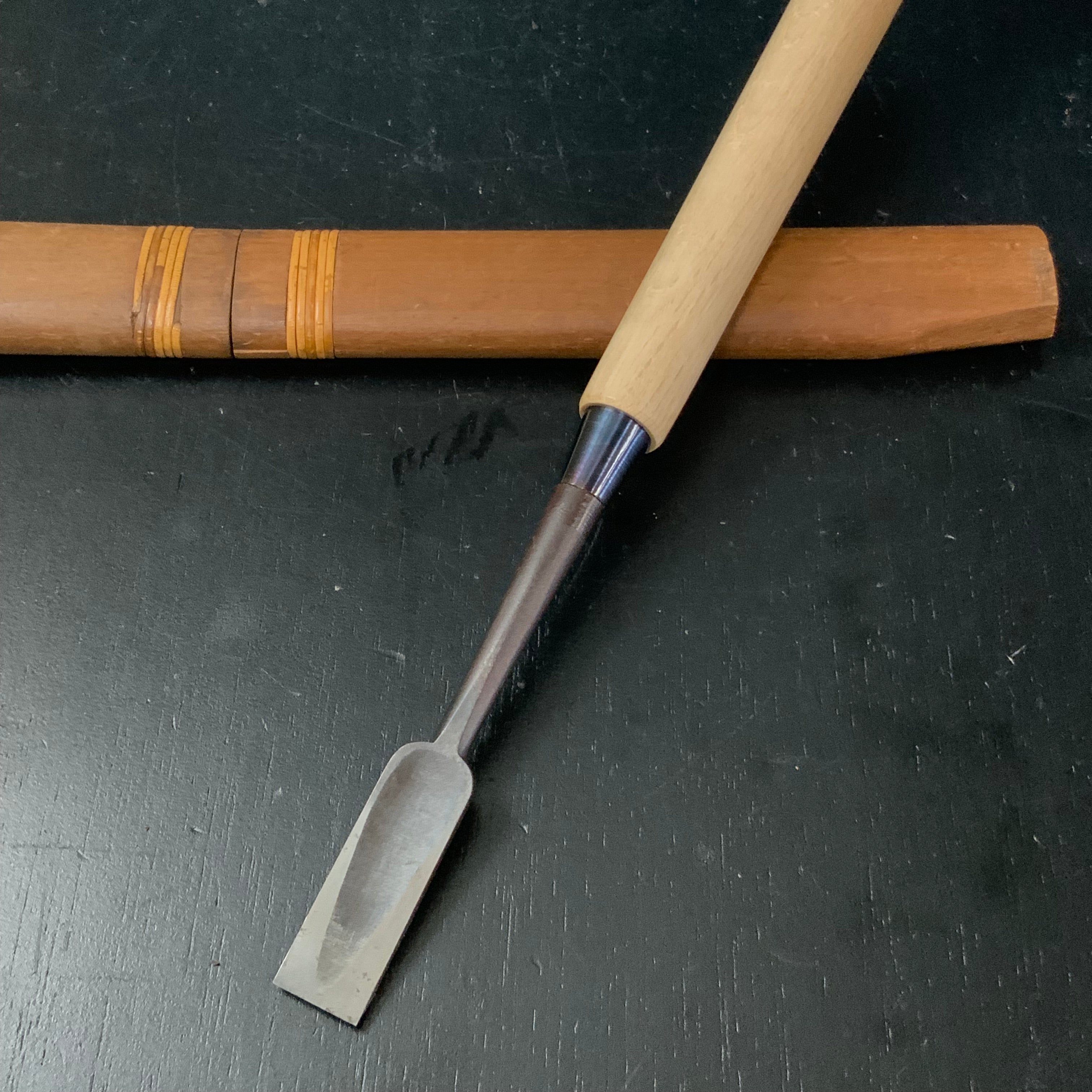 used Hiromasa Paring chisels by Hasegawa Fujisaku 中古品 長谷川藤作氏 弘正 薄鑿 18mm usunomi