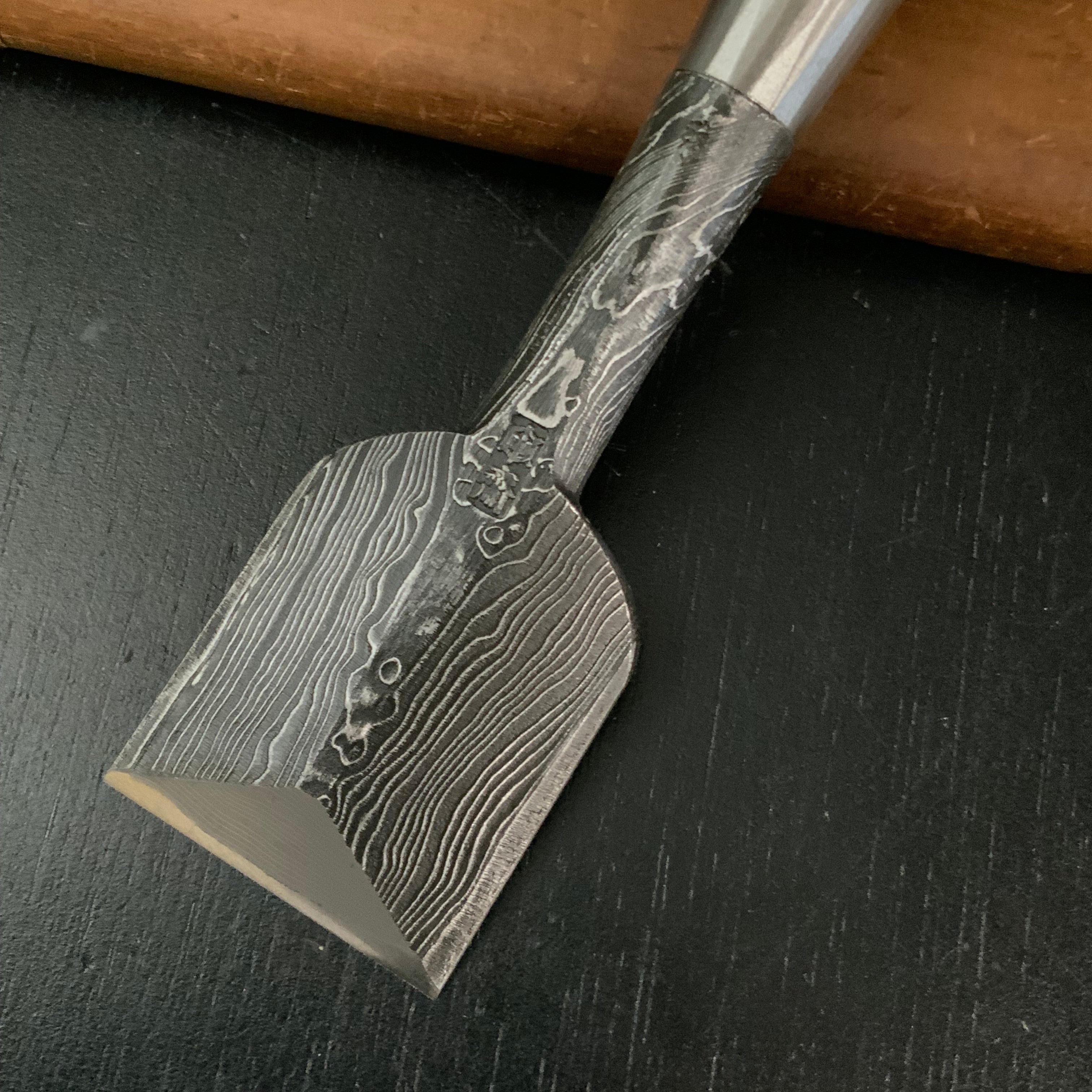 Tasai Mokume Special Dovetail Bench chisels with Cassia siamea handle 田斎作 木目 鎬追入鑿 鉄刀木柄 42mm