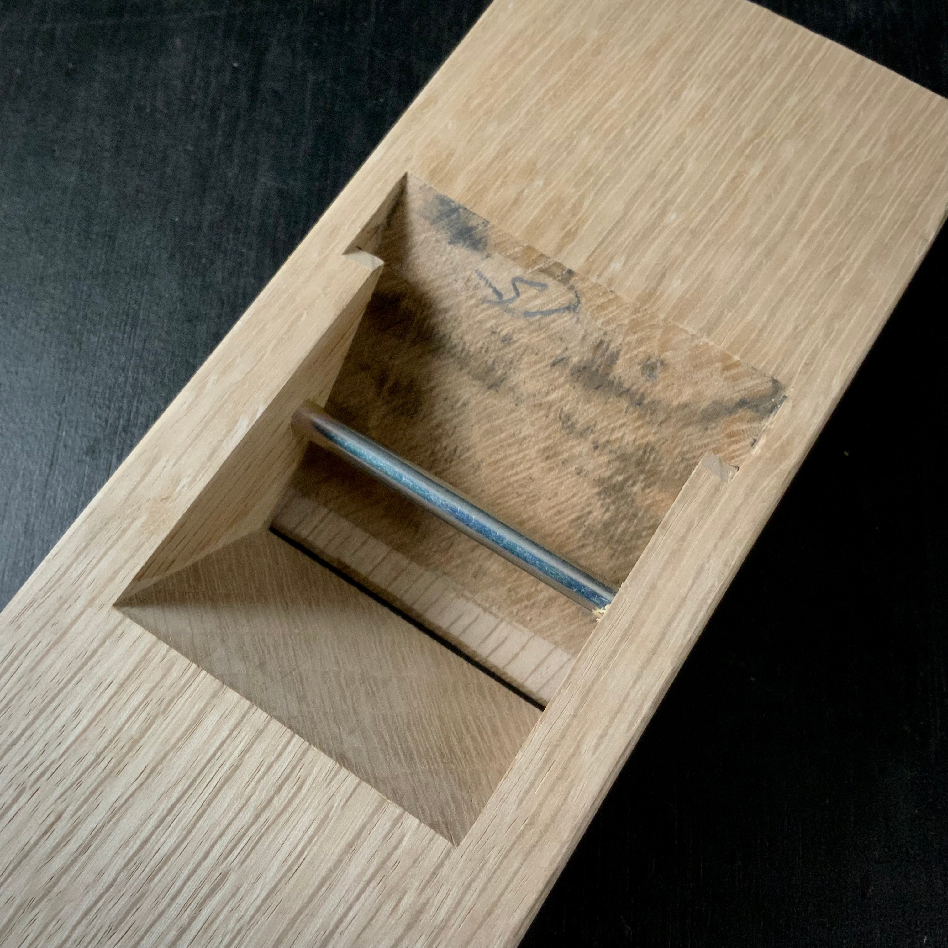 Old stock #2 Kuon Smoothing Plane (Kanna) by Ishido Master 石堂輝秀作 久遠 寸四 労働大臣賞受賞記念鉋 60mm