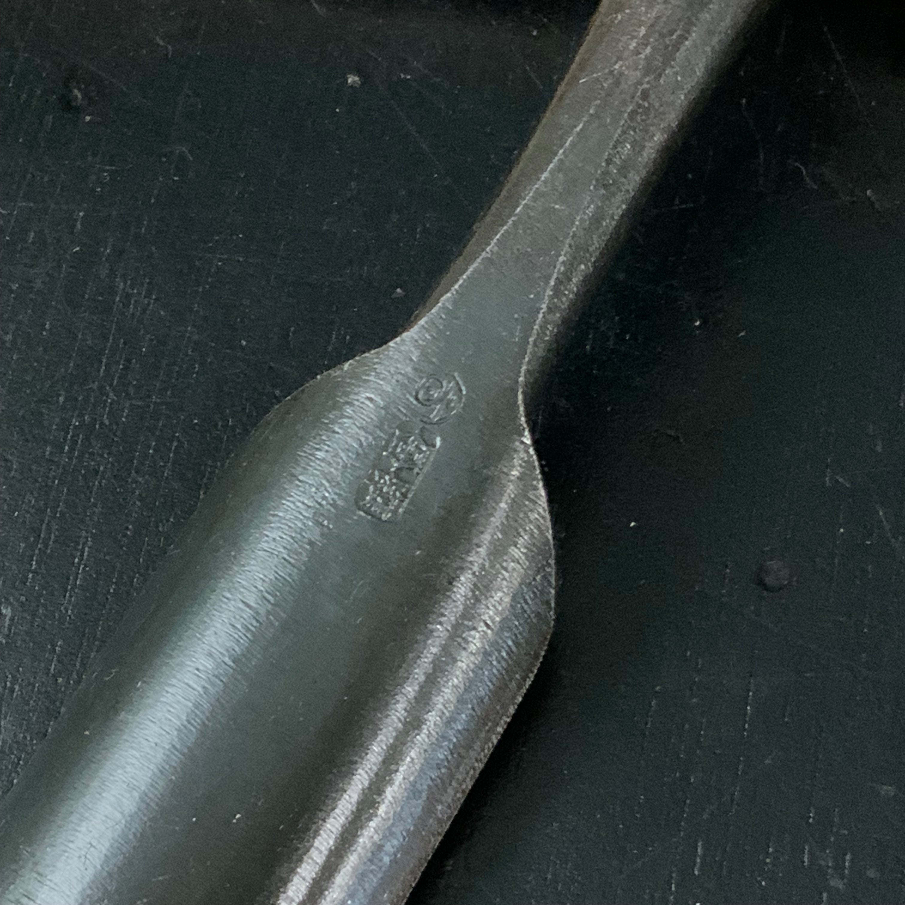 Tasai Uchimaru Medium Timber chisels with Japanese red oak 田斎作 中叩内丸鑿 赤樫柄 36mm Chutataki uchimarunomi